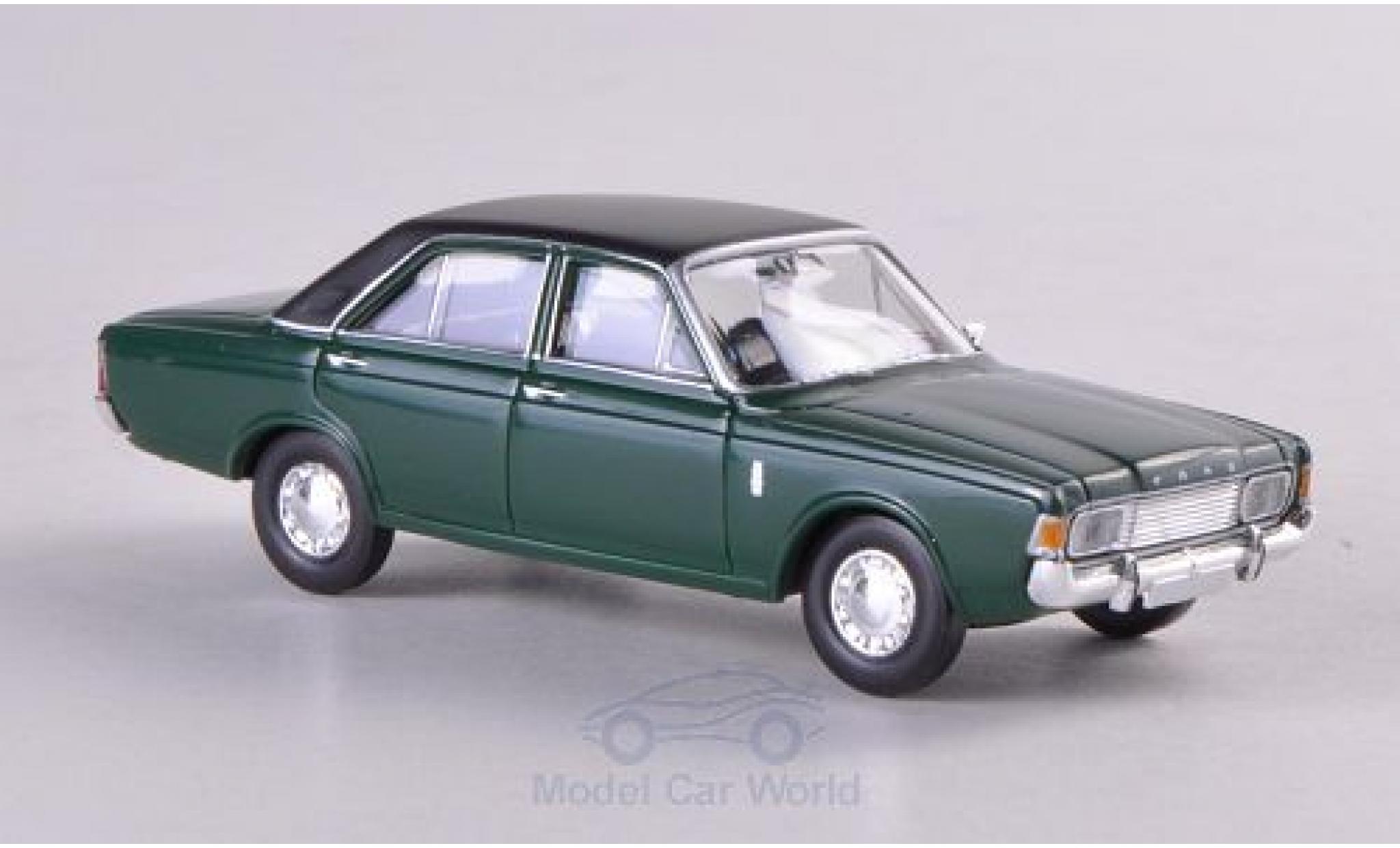 Ford 20M 1/87 Brekina 20m (P7b) verde/matt-nero modellino in miniatura