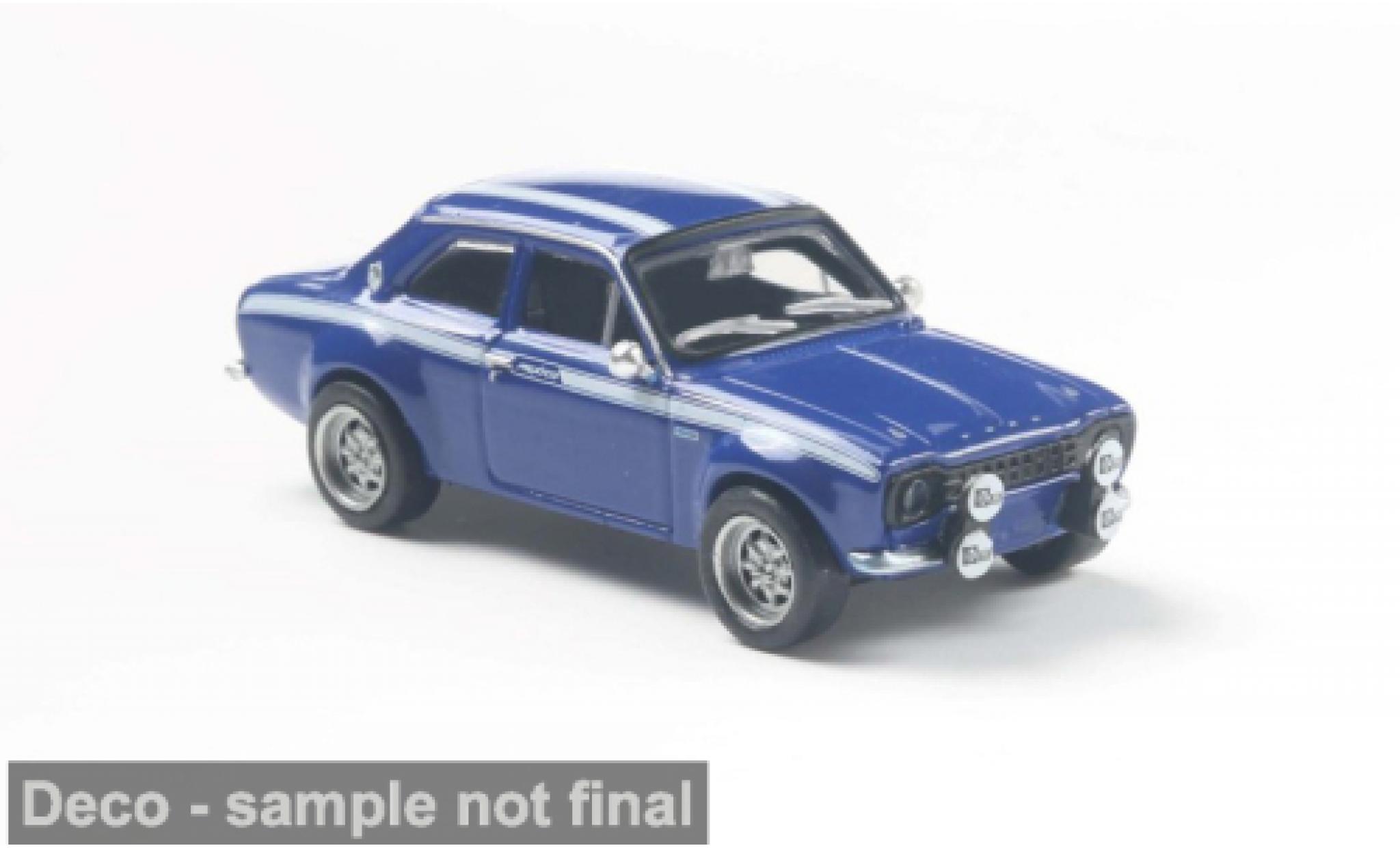 Ford Escort Brekina RS 1800 MKI blau 1969 Mexico 1:87 modellino in miniatura