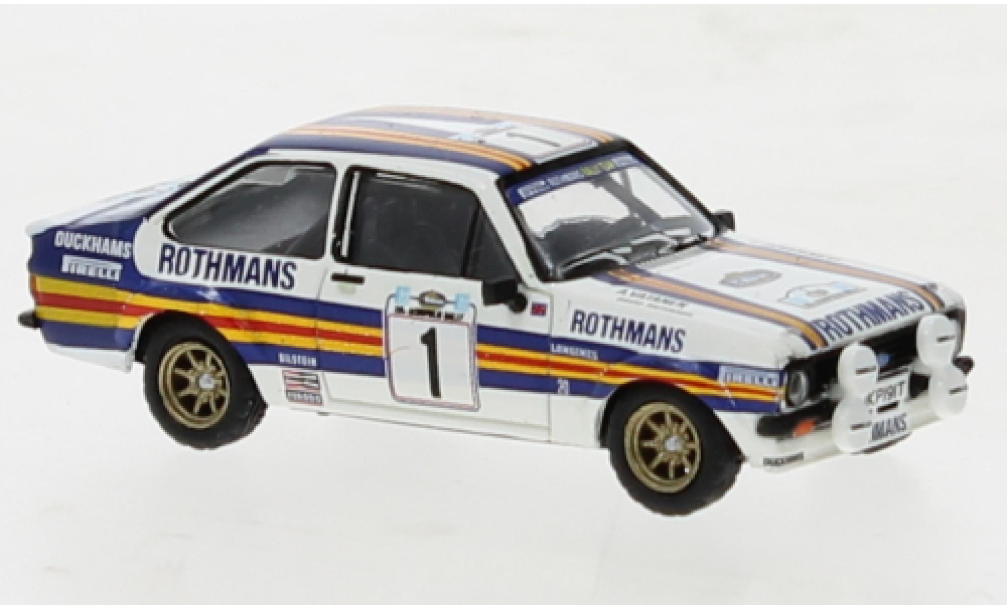 Ford Escort 1/87 Brekina RS 1800 No.5 Akropolis 1981 1:87 modellino in miniatura