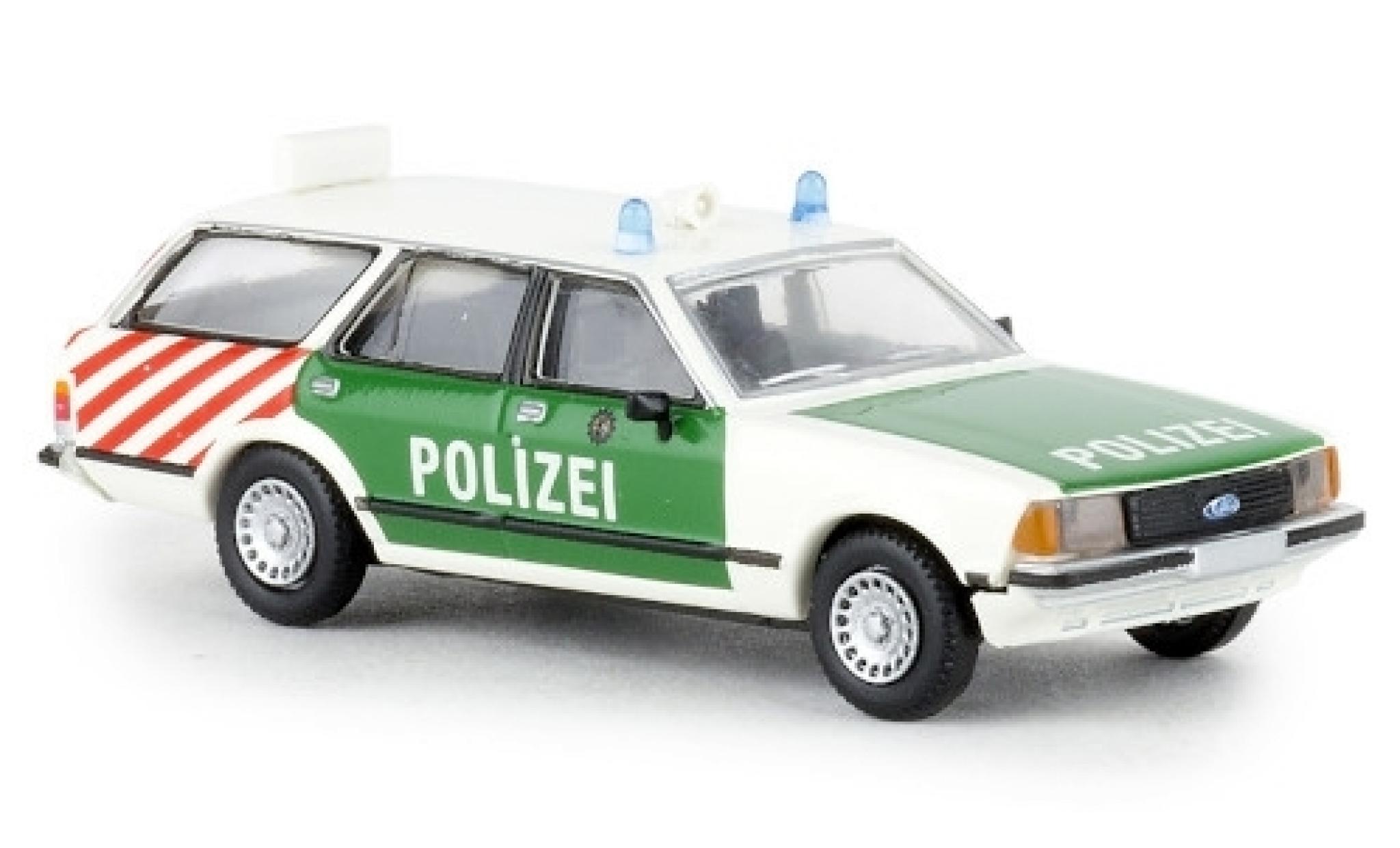 Ford Granada 1/87 Brekina II Turnier Autobahnpolizei Berlin 1977 modellino in miniatura