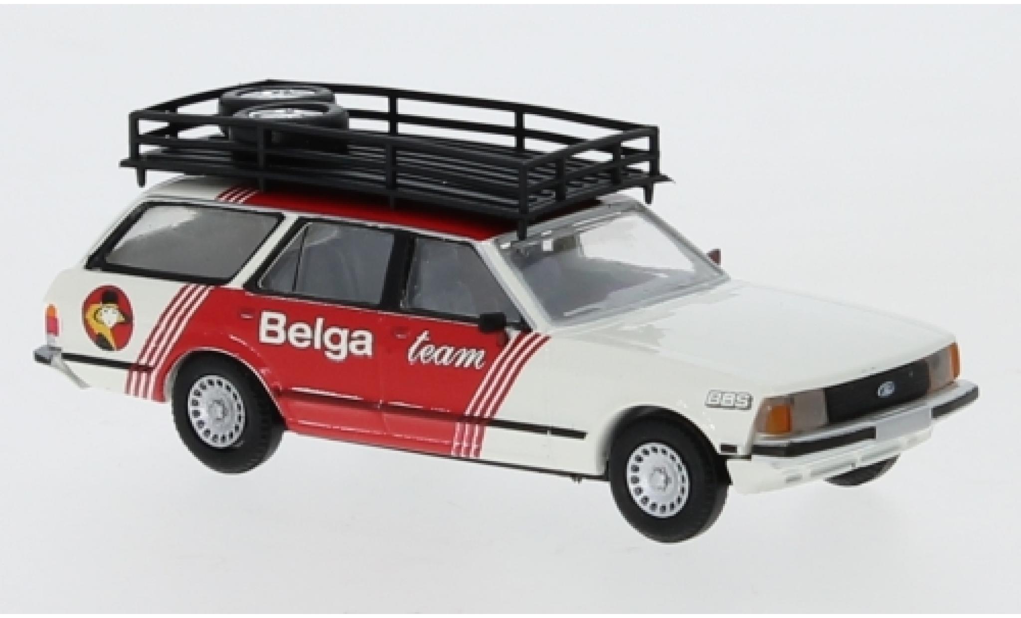 Ford Granada 1/87 Brekina II Turnier Belga Team 1977 modellino in miniatura