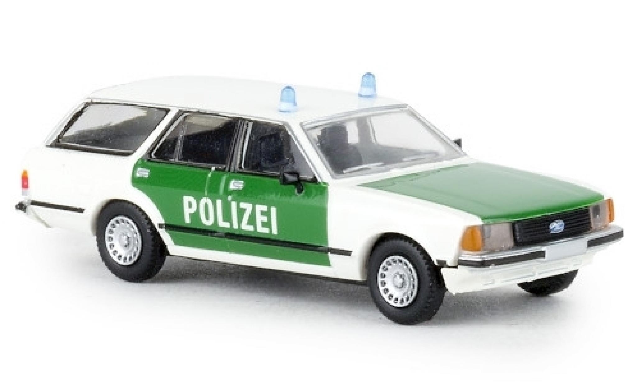 Ford Granada 1/87 Brekina II Turnier Polizei 1977 modellino in miniatura