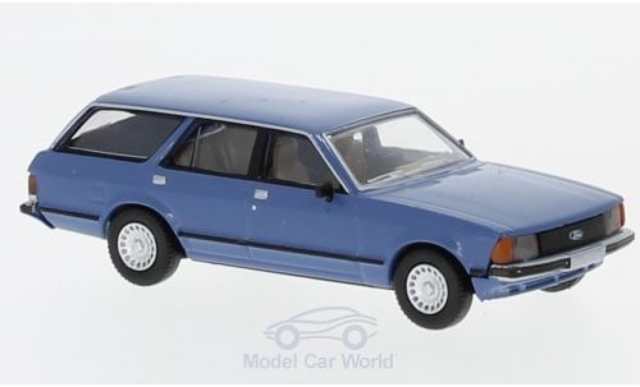 Ford Granada 1/87 Brekina MKII Turnier blu 1978 modellino in miniatura