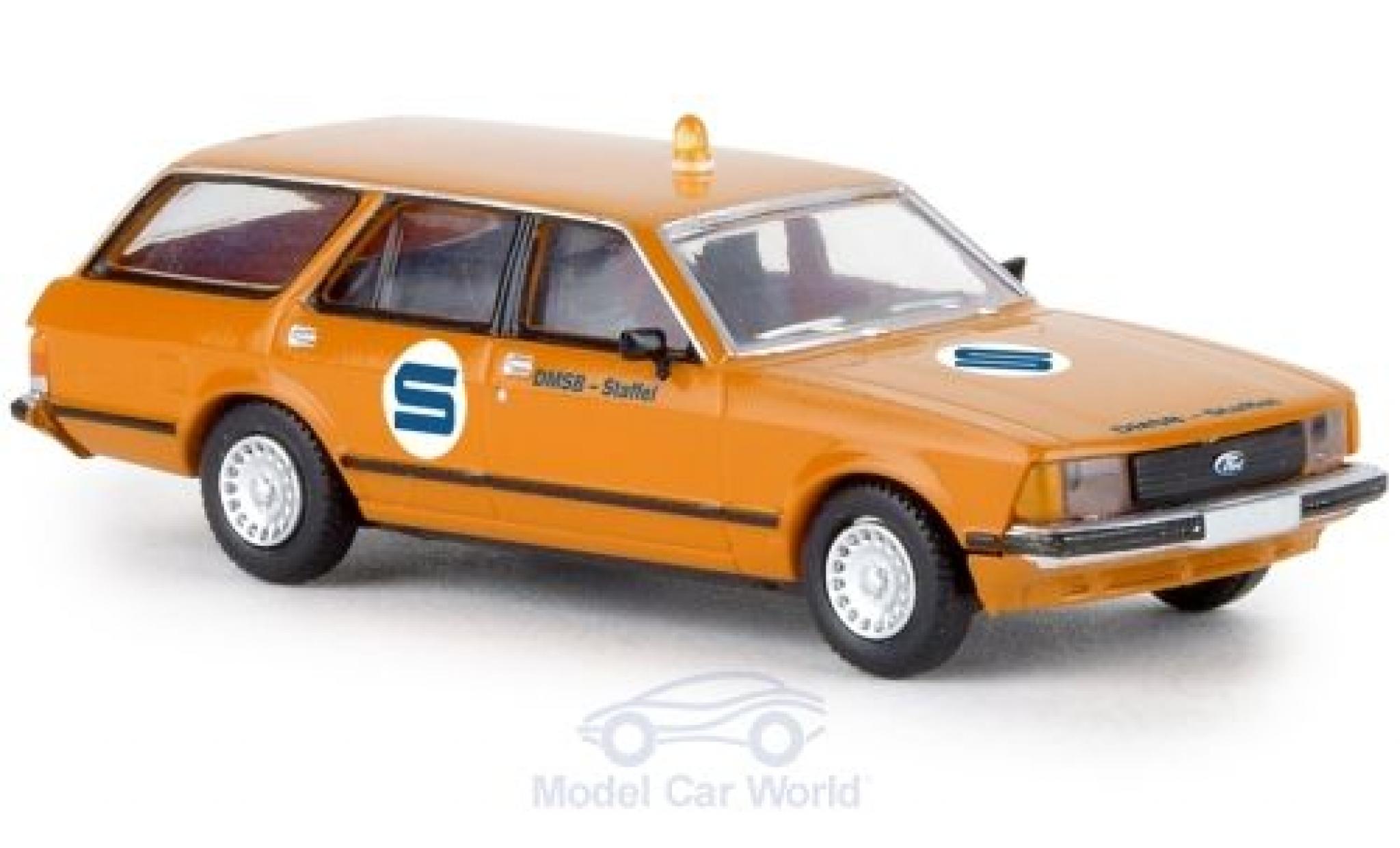 Ford Granada 1/87 Brekina MKII Turnier Streckensicherung 1977 modellino in miniatura