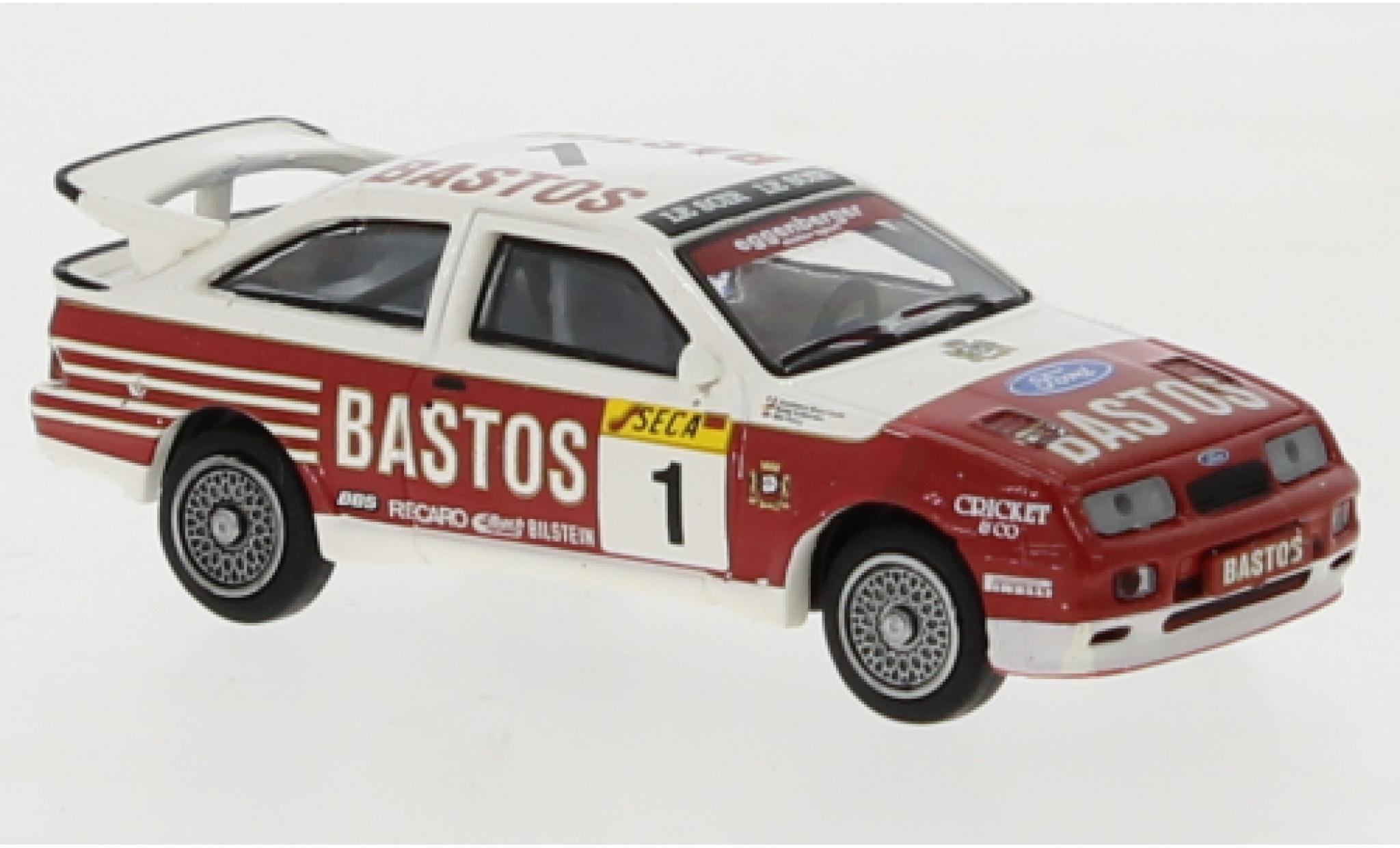 Ford Sierra 1/87 Brekina RS 500 Cosworth No.1 Eggenberger Motorsport Bastos 24h Spa 1989 G.Brancatelli/B.Schneider/W.Percy modellino in miniatura