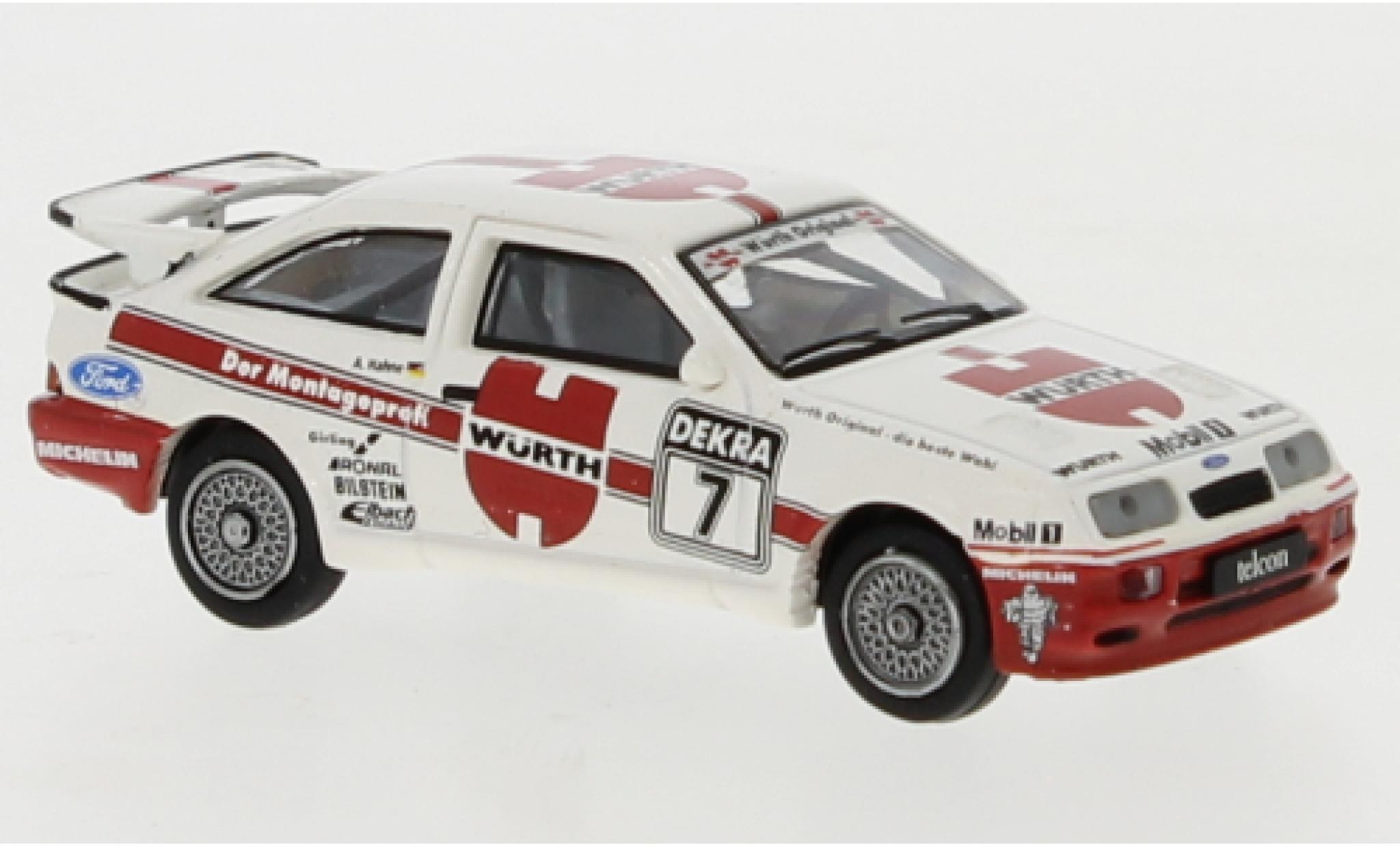 Ford Sierra 1/87 Brekina RS 500 Cosworth No.7 Würth DTM 1989 A.Hahne modellino in miniatura