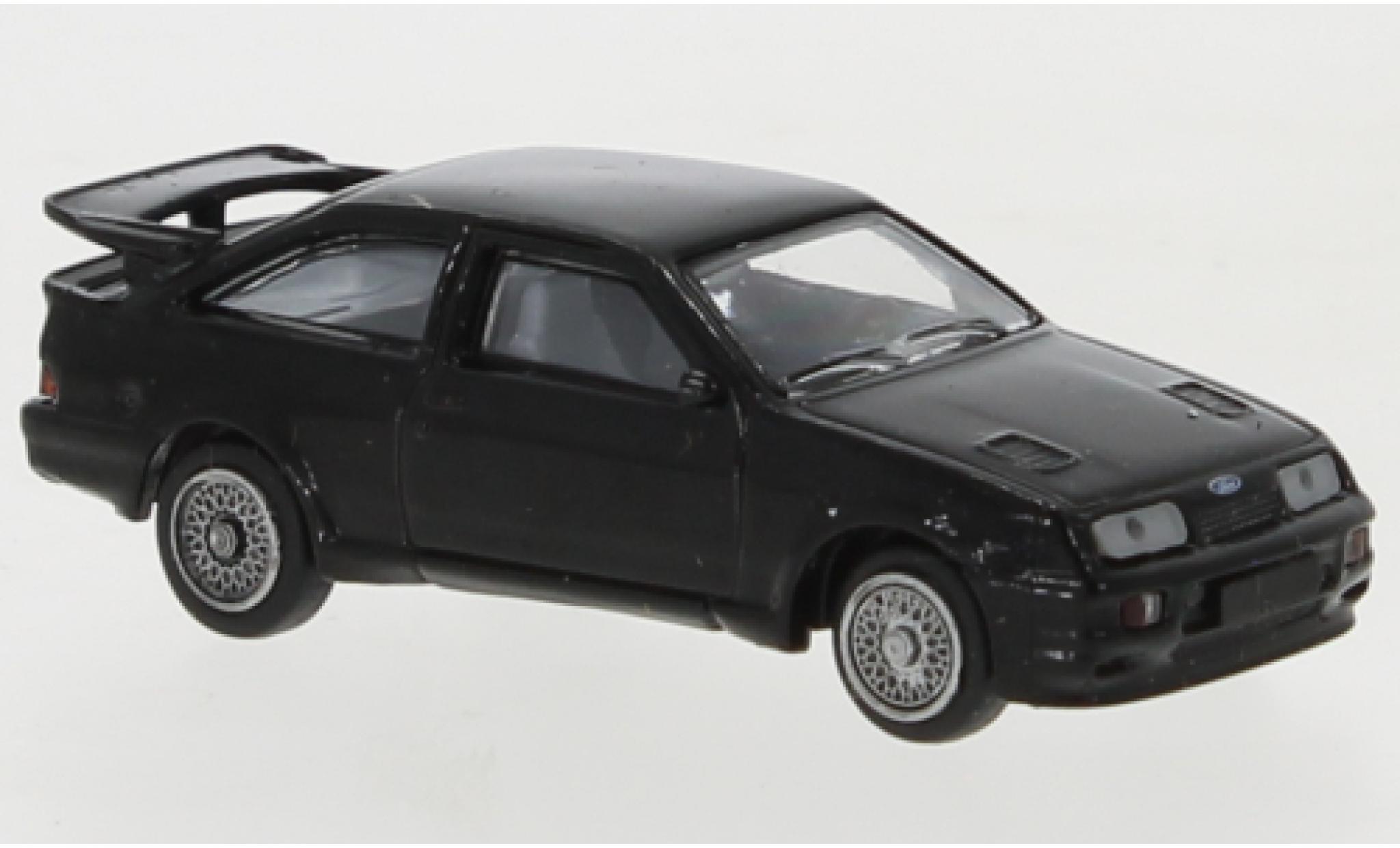 Ford Sierra 1/87 Brekina RS 500 Cosworth nero 1986 modellino in miniatura