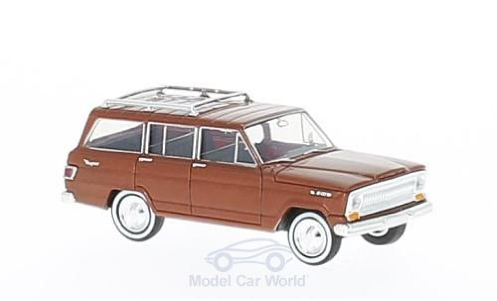 Jeep Wagoneer 1/87 Brekina kupfer modellino in miniatura