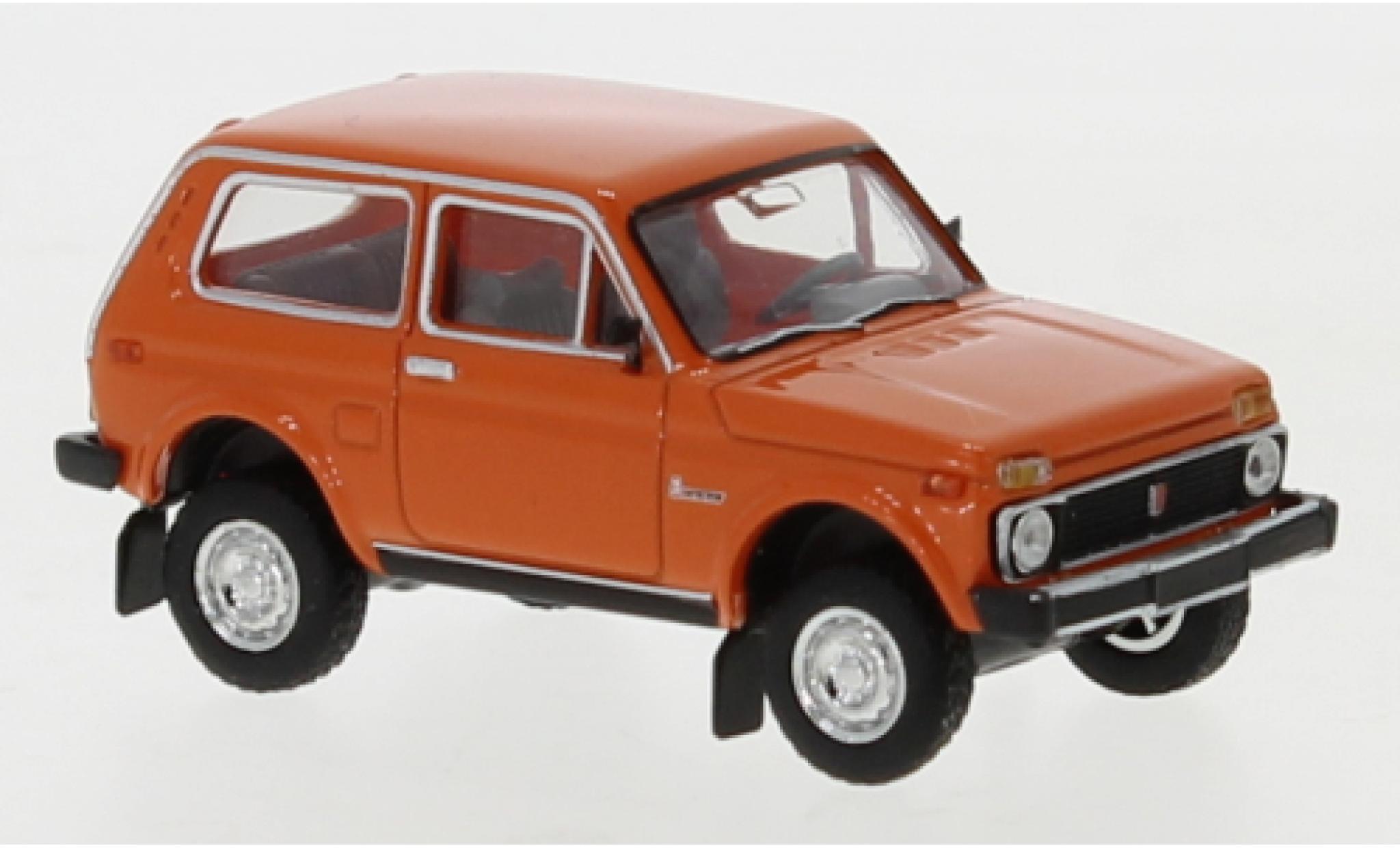 Lada Niva 1/87 Brekina orange 1976 modellino in miniatura