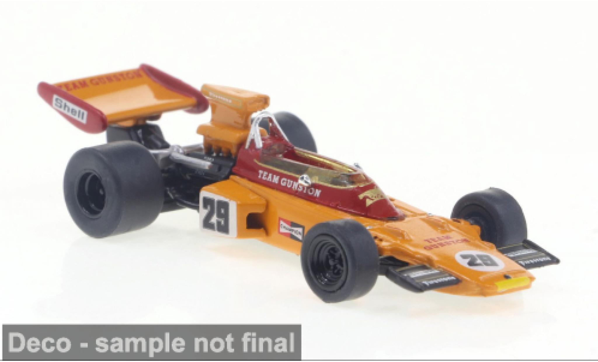 Lotus 72 1/87 Brekina D No.29 Gunston Formel 1 GP Südafrika 1974 1:87 modellino in miniatura
