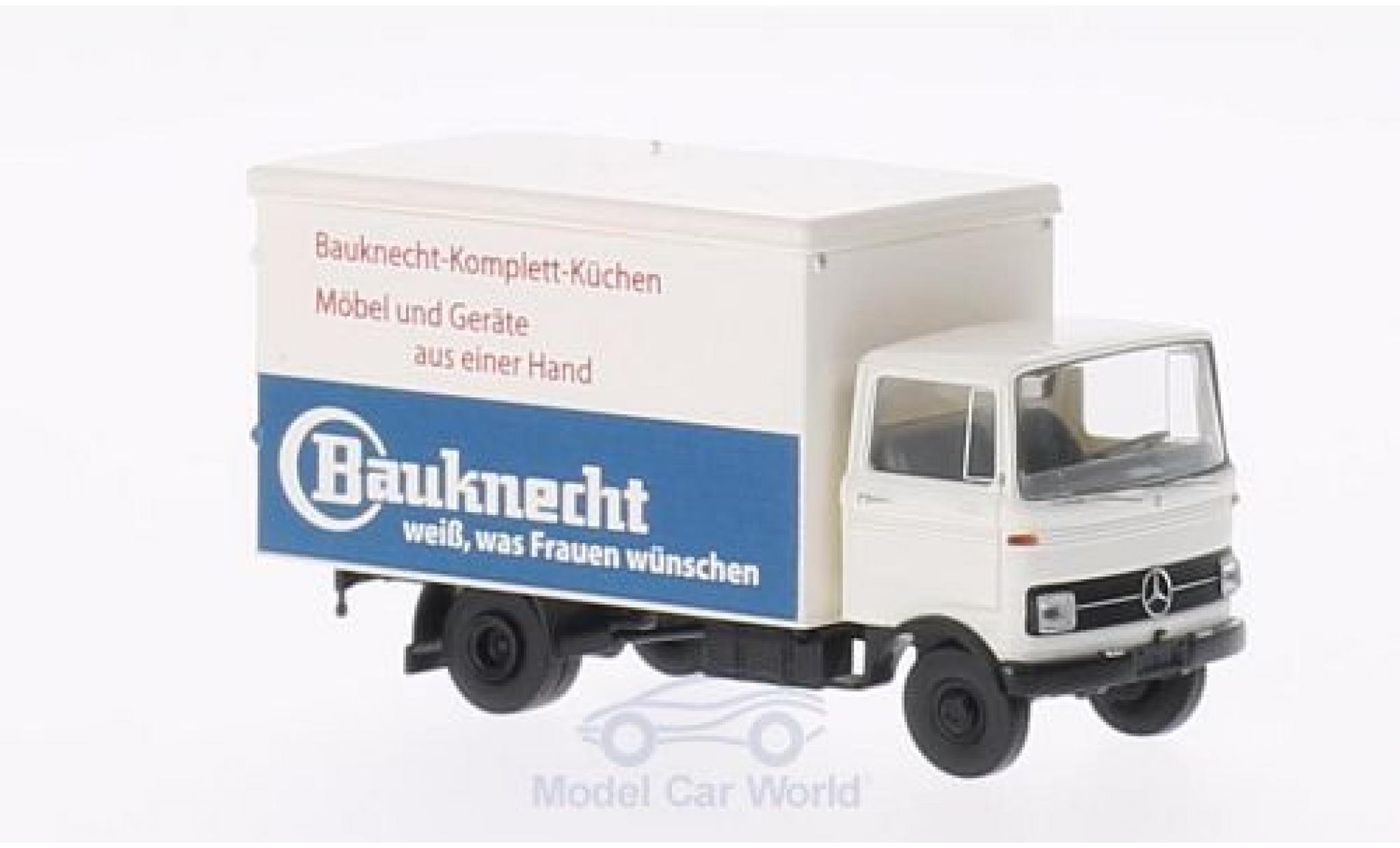 Mercedes LP 608 1/87 Brekina Bauknecht Koffer modellino in miniatura
