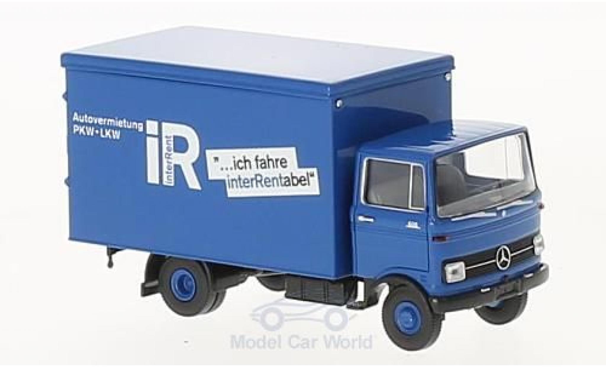 Mercedes LP 608 1/87 Brekina Koffer InterRent-Autovermietung modellino in miniatura