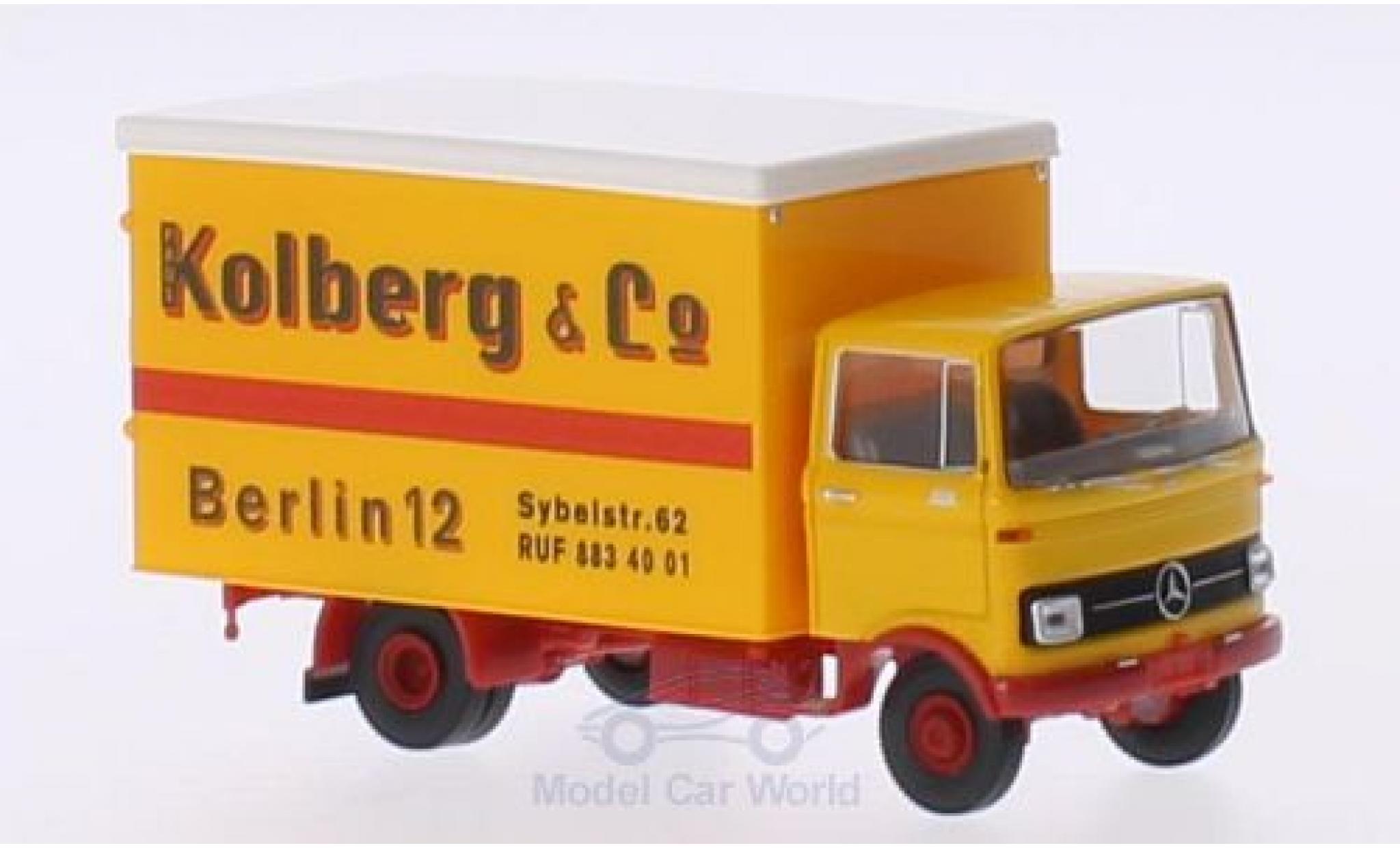 Mercedes LP 608 1/87 Brekina Koffer Paul Kolberg Berlin modellino in miniatura