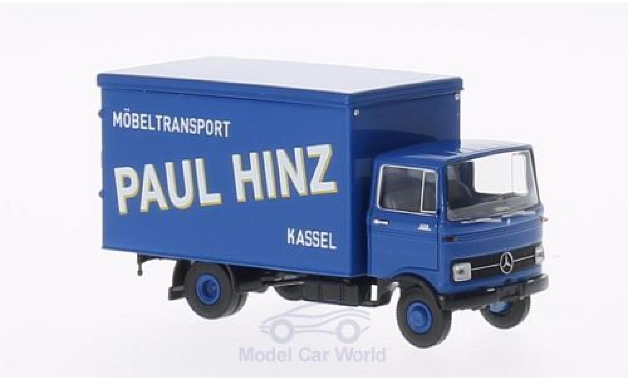 Mercedes LP 608 1/87 Brekina Paul Hinz Koffer modellino in miniatura