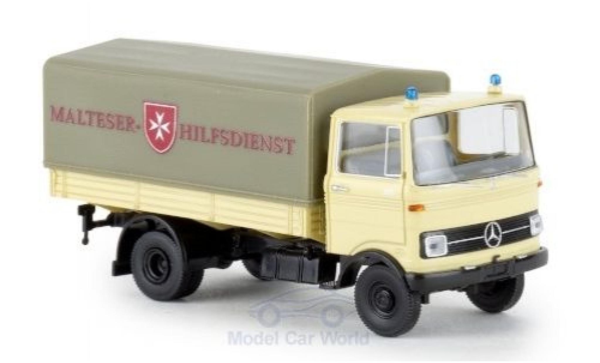 Mercedes LP 608 1/87 Brekina PP Malteser Hilfsdienst 1965 modellino in miniatura