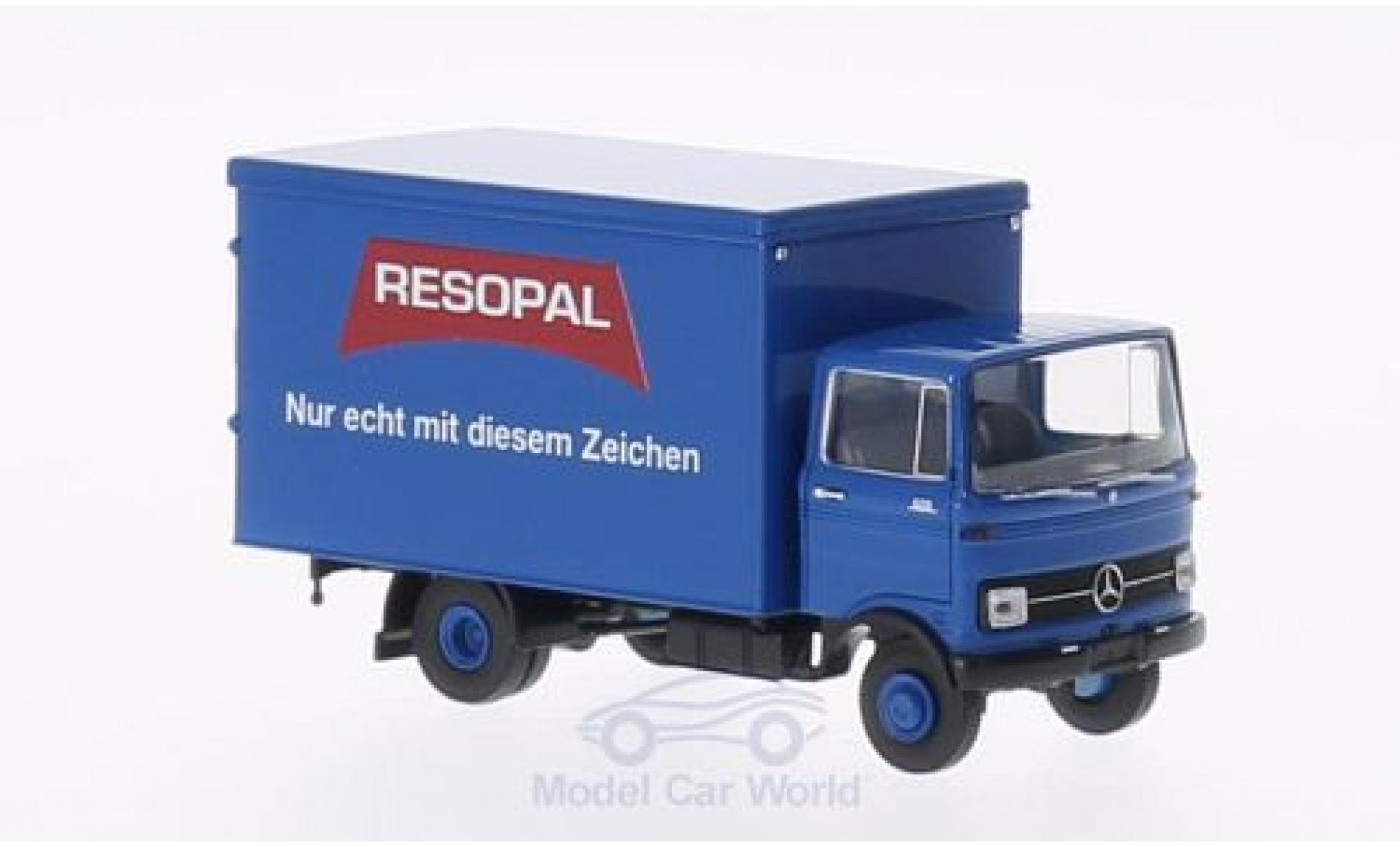 Mercedes LP 608 1/87 Brekina Resopal Koffer modellino in miniatura