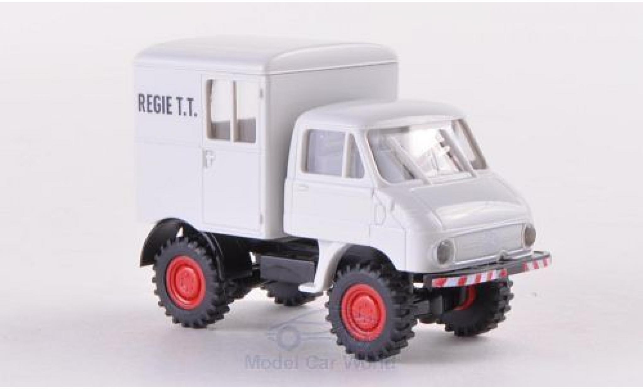 Mercedes Unimog 1/87 Brekina 411 Regie T.T. (B) modellino in miniatura