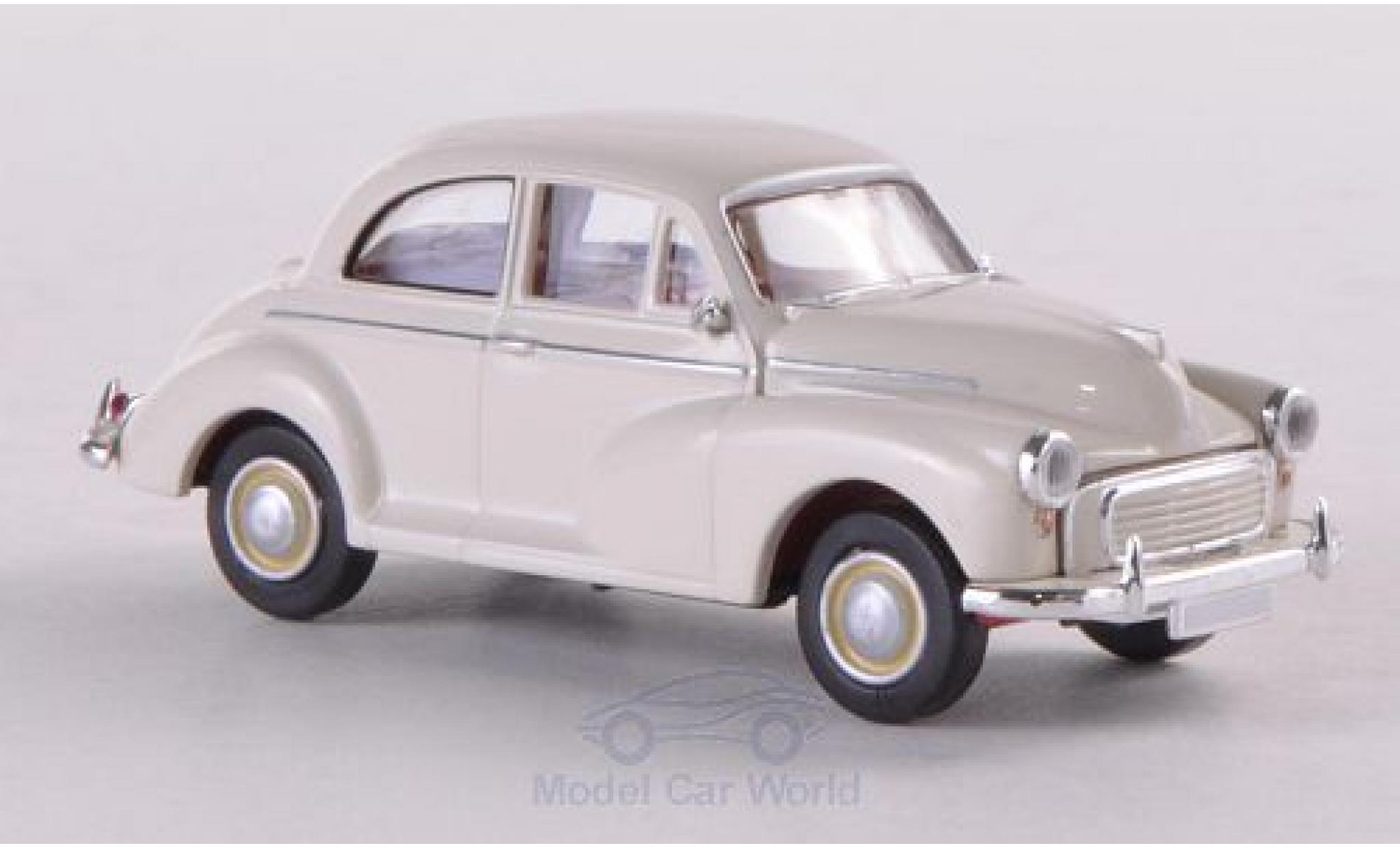 Morris Minor 1/87 Brekina bianco modellino in miniatura