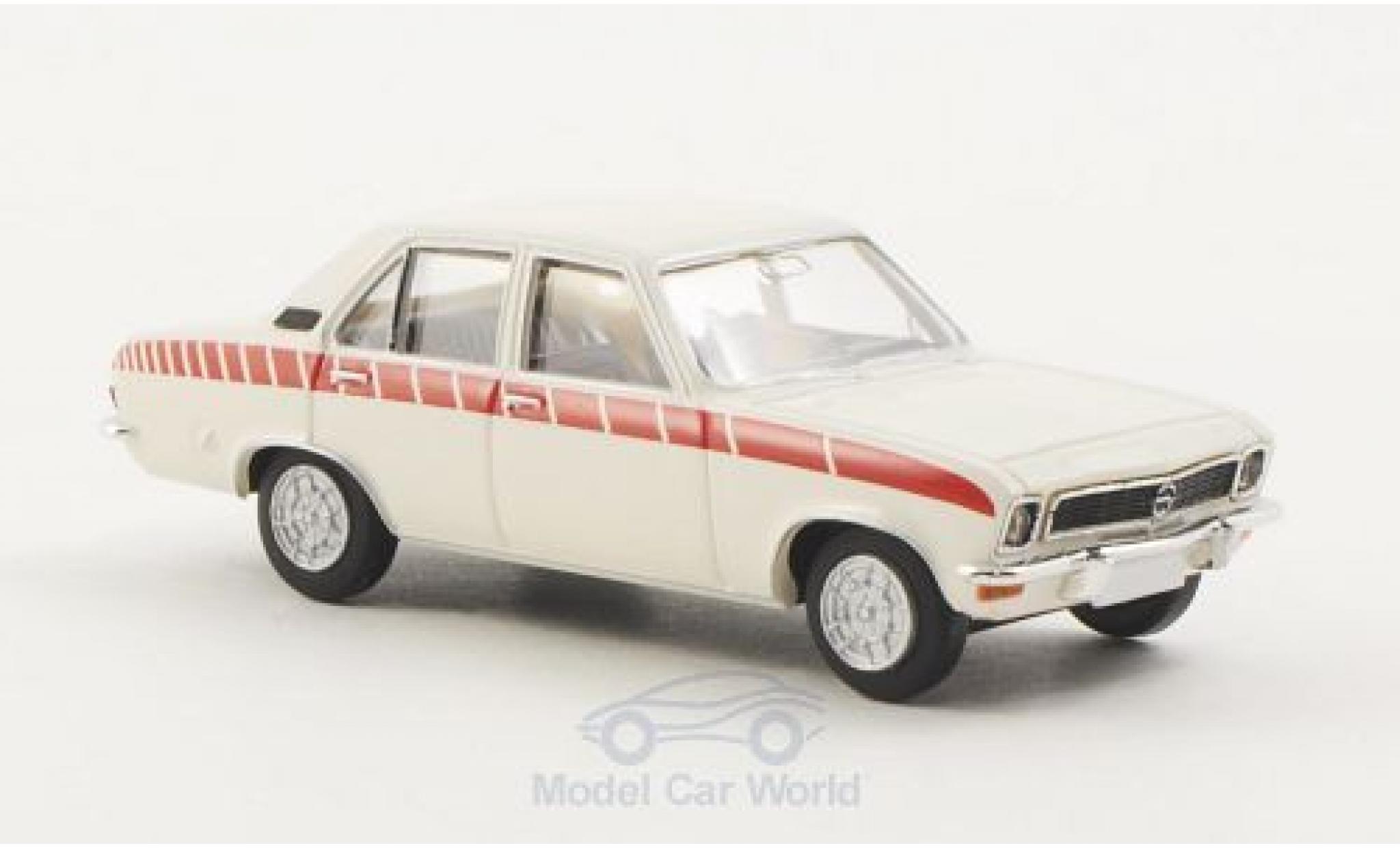 Opel Ascona C 1/87 Brekina A Swinger bianco modellino in miniatura