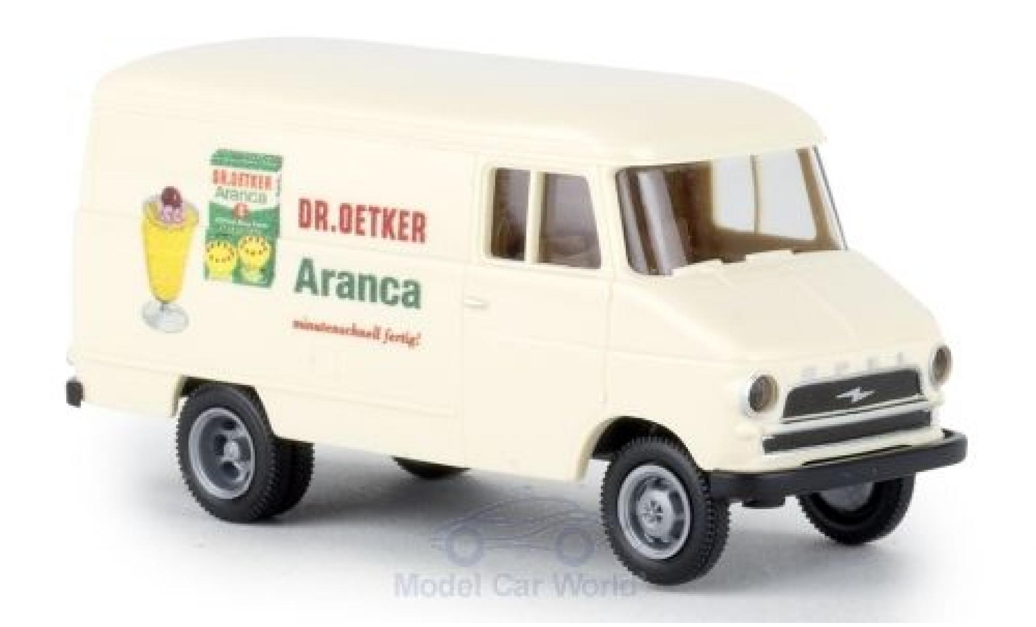 Opel Blitz 1/87 Brekina A Kasten Dr. Oetker Aranca modellino in miniatura