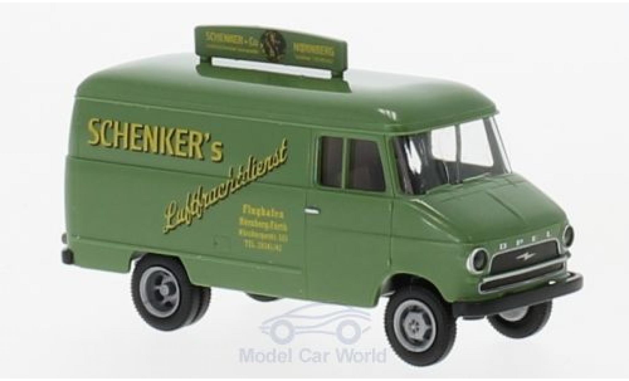 Opel Blitz 1/87 Brekina A Schenker Nürnberg modellino in miniatura