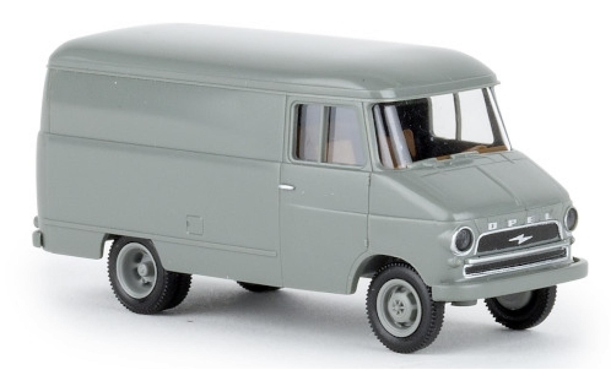 Opel Blitz 1/87 Brekina Kasten A grigio 1959 modellino in miniatura