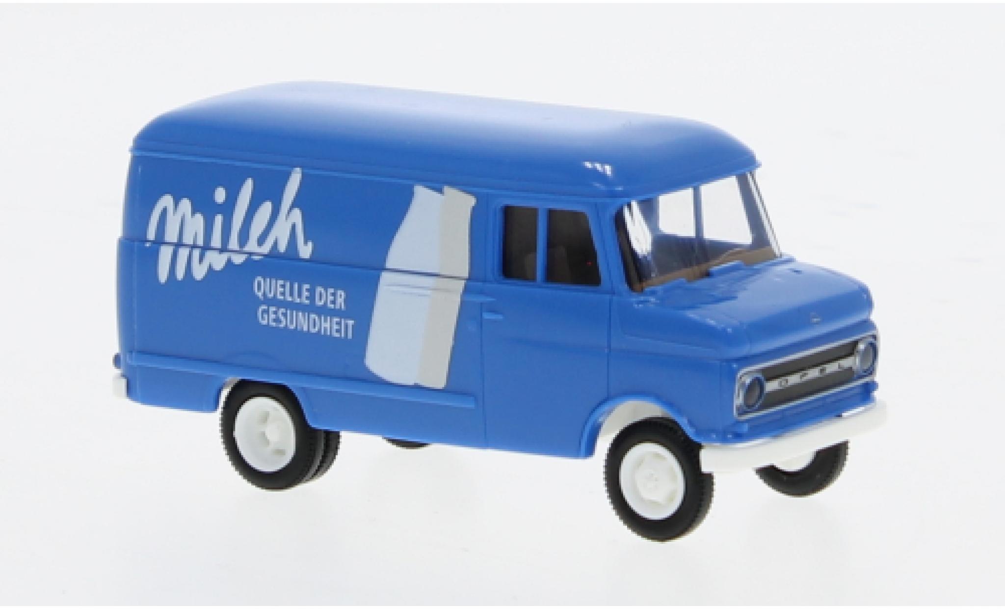 Opel Blitz 1/87 Brekina Kasten B Milch 1966 1:87 modellino in miniatura