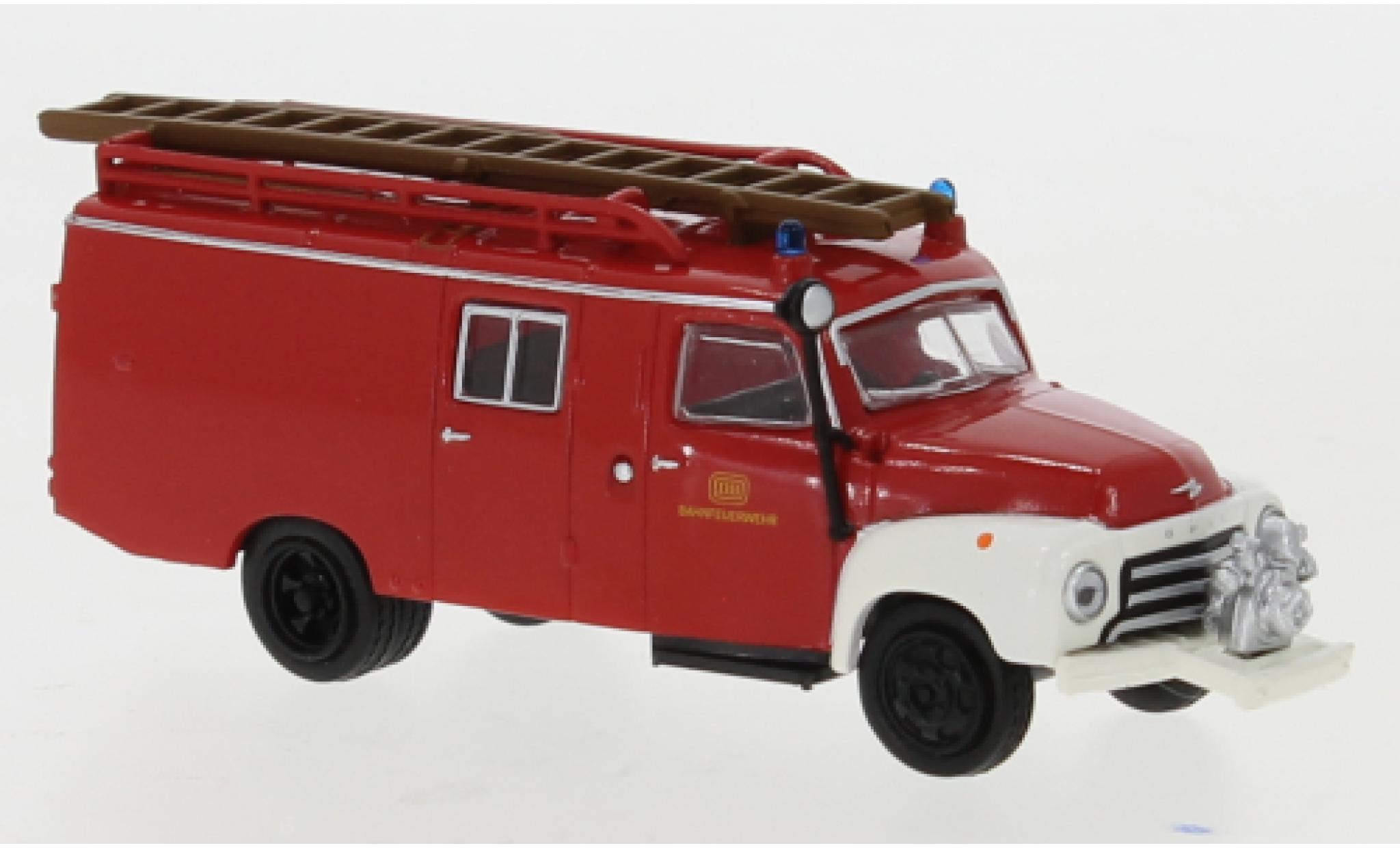 Opel Blitz 1/87 Brekina LF 8 DB Bahnfeuerwehr 1952 modellino in miniatura