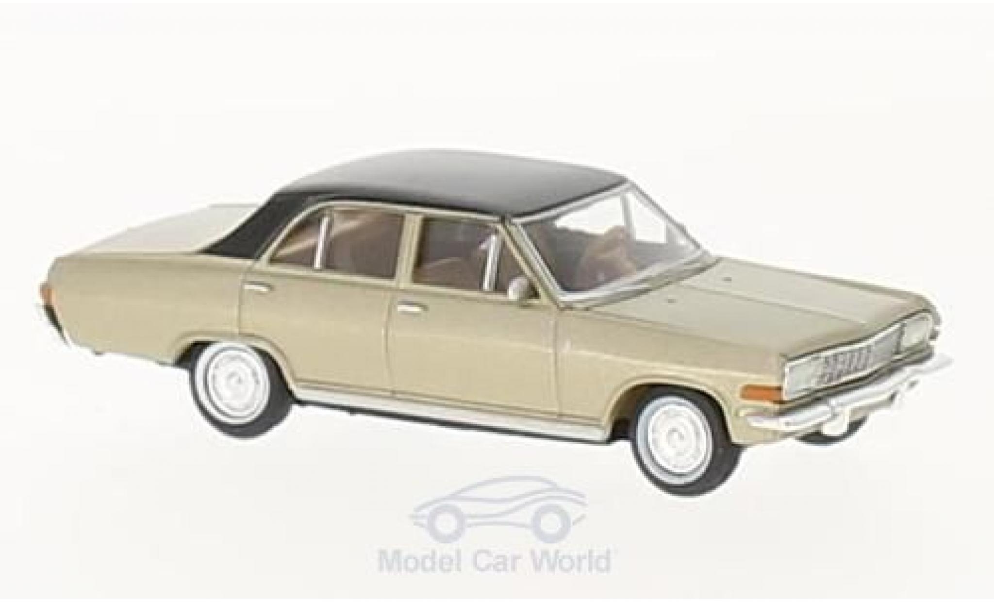 Opel Diplomat 1/87 Brekina A V8 metallico beige/nero modellino in miniatura
