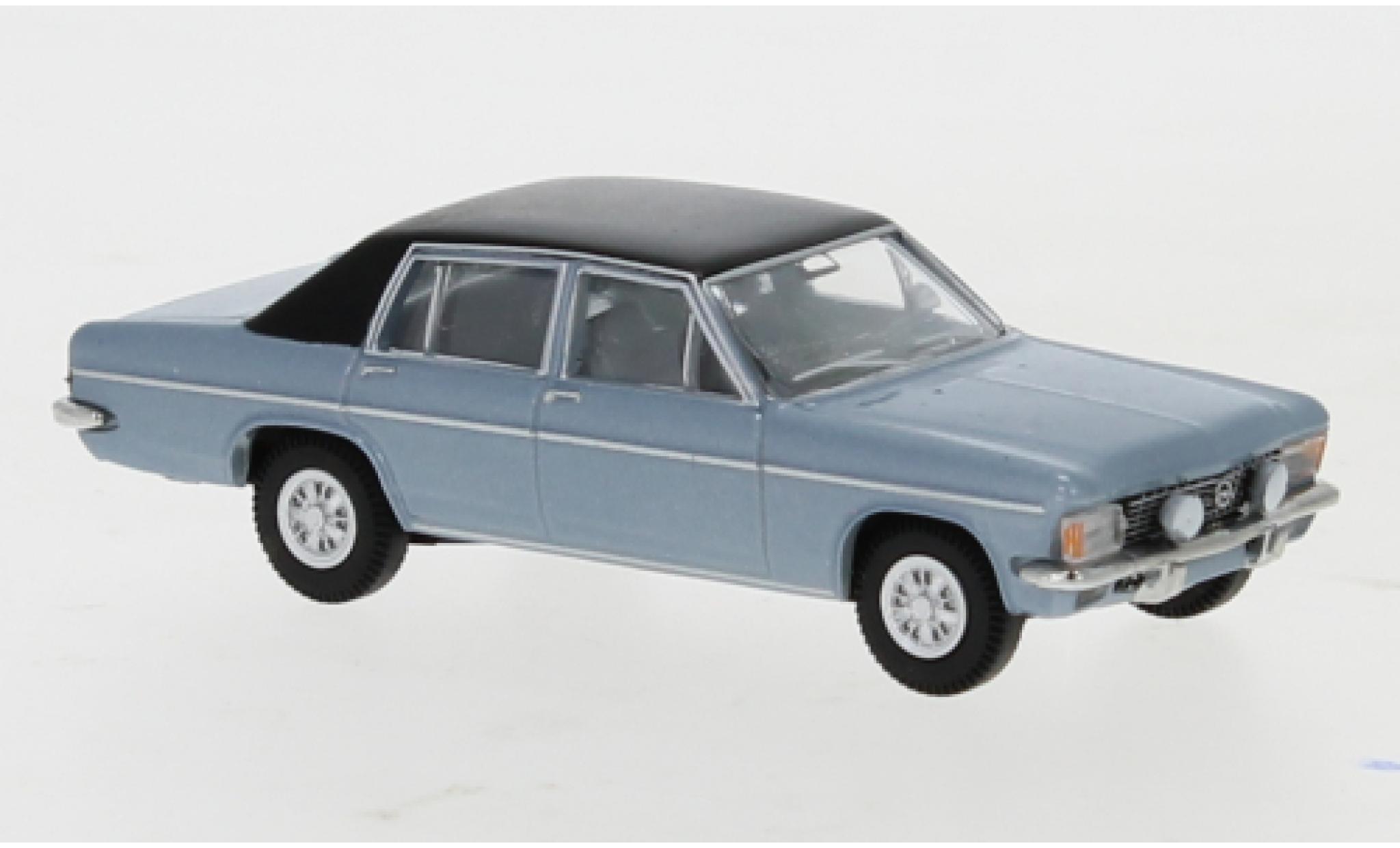 Opel Diplomat 1/87 Brekina B metallico blu/nero modellino in miniatura
