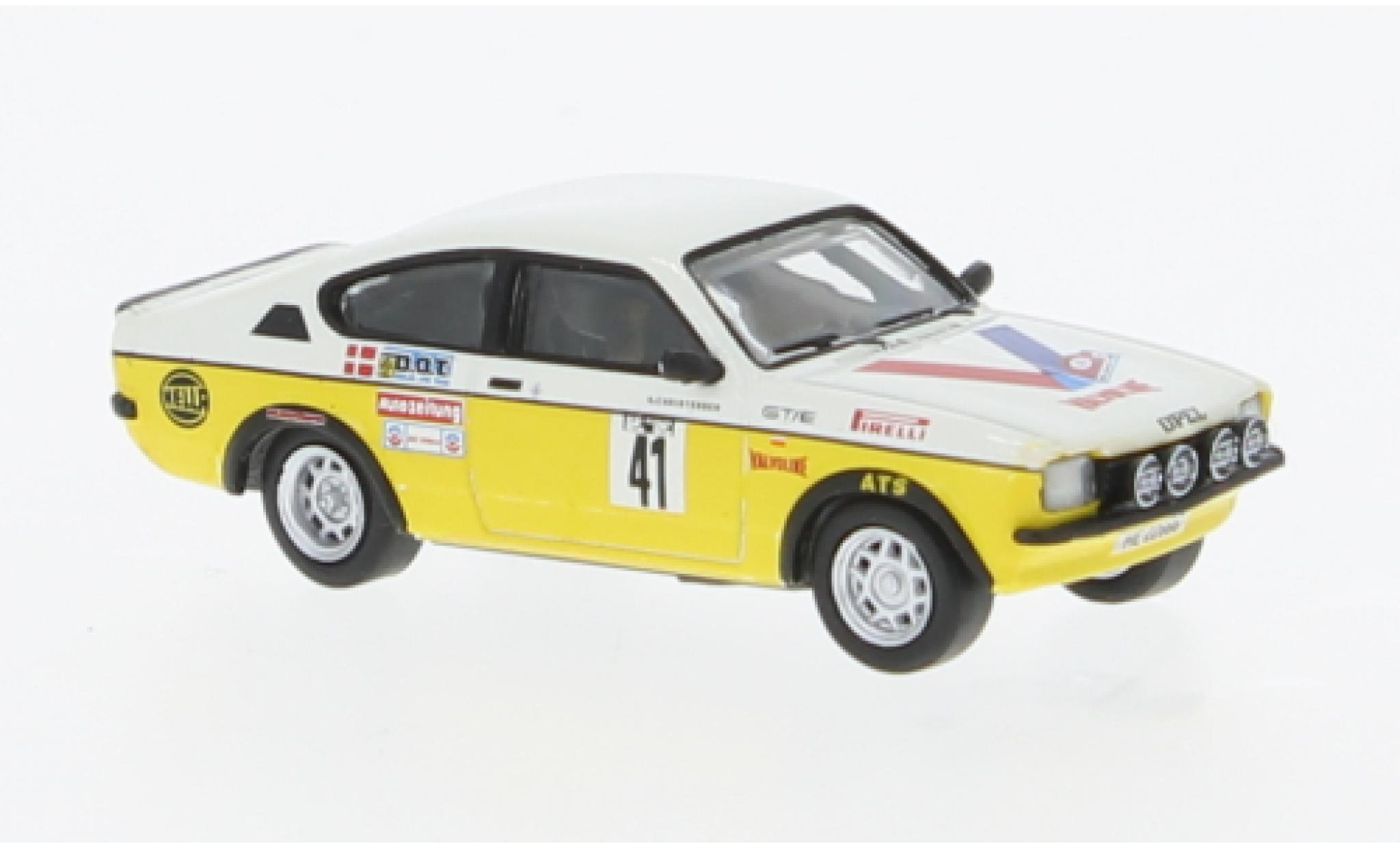 Opel Kadett 1/87 Brekina C GT/E No.41 Hunsrück Rallye 1979 1:87 modellino in miniatura