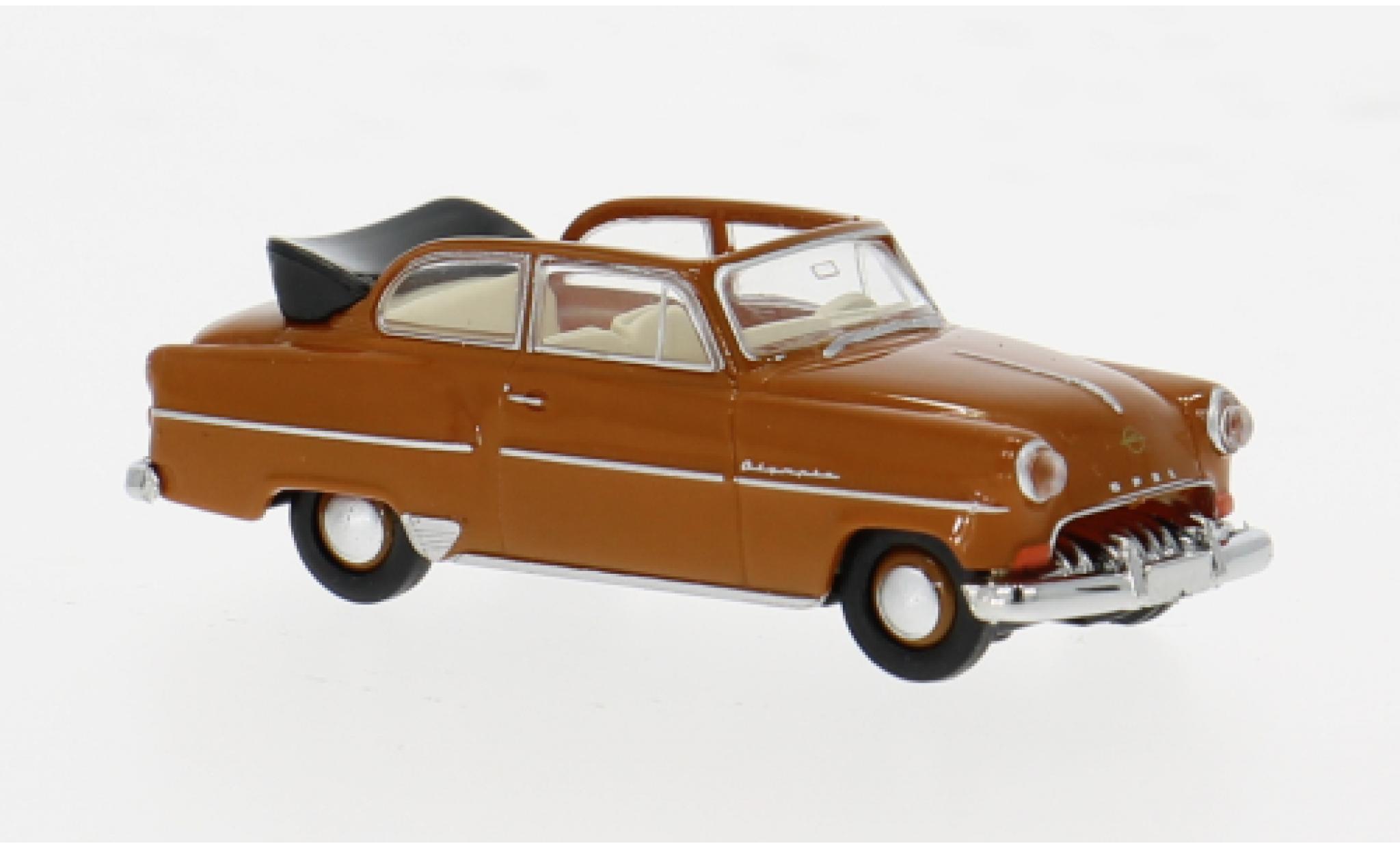 Opel Olympia 1/87 Brekina Cabrio braun 1954 1:87 modellino in miniatura
