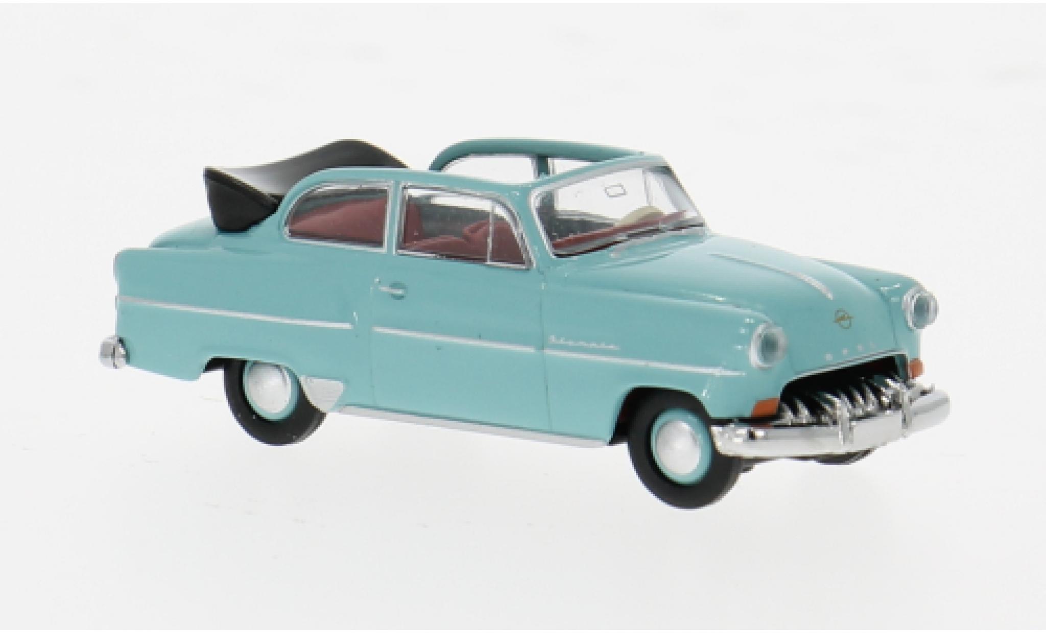 Opel Olympia 1/87 Brekina Cabrio türkis 1954 1:87 modellino in miniatura