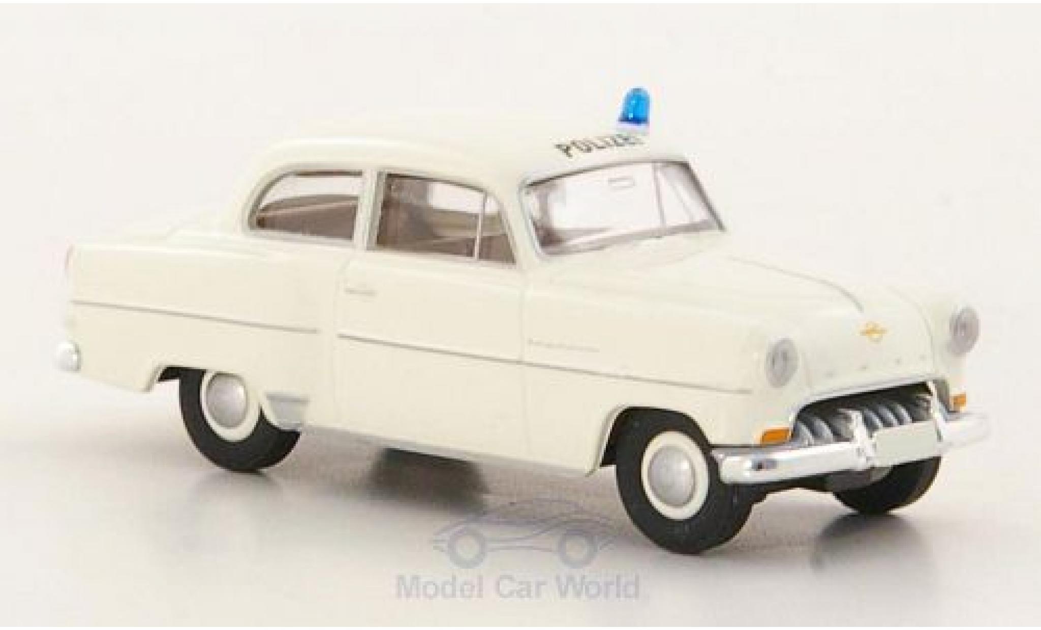 Opel Olympia 1/87 Brekina Rekord Polizei modellino in miniatura