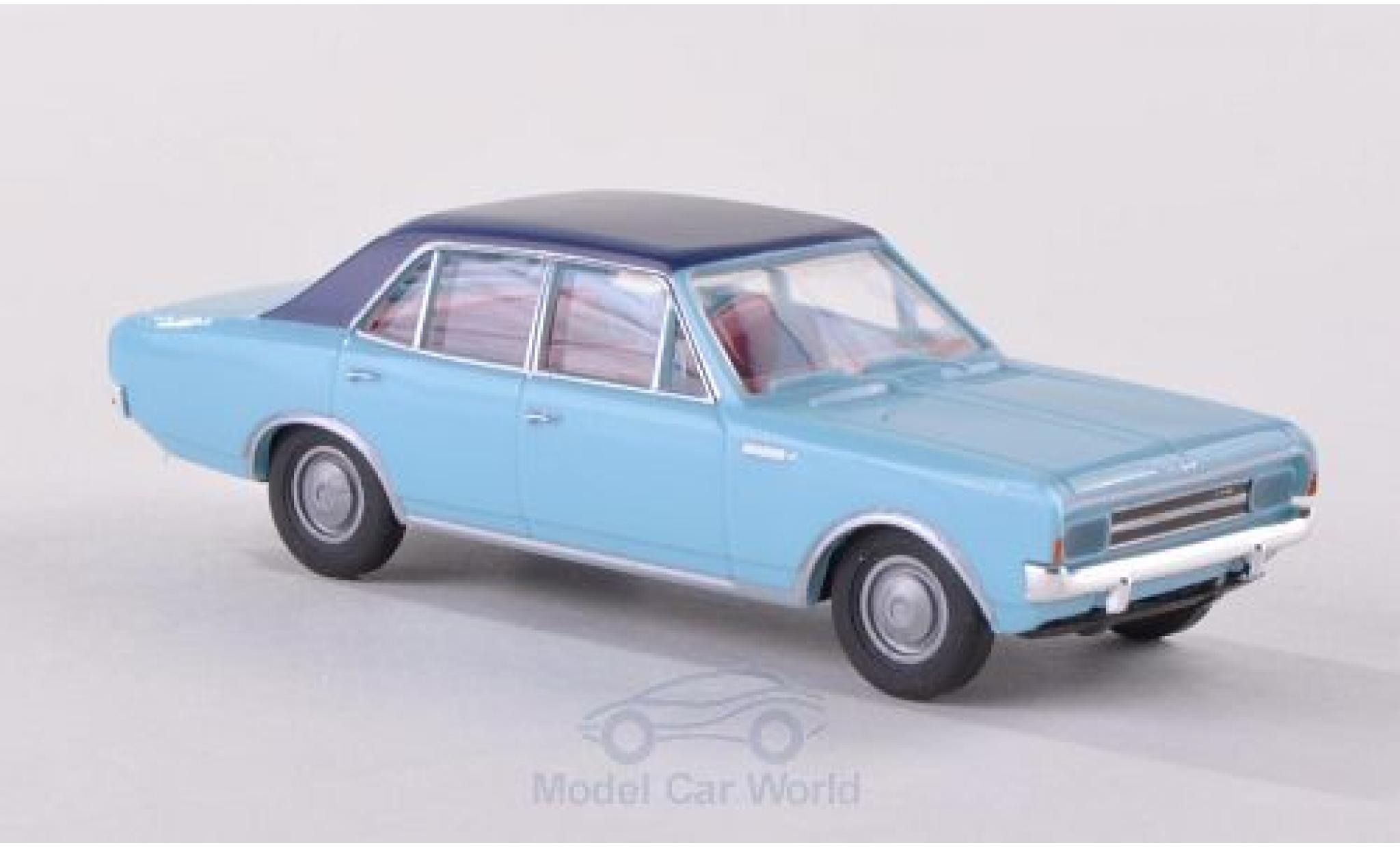 Opel Rekord 1/87 Brekina C blu/blu modellino in miniatura