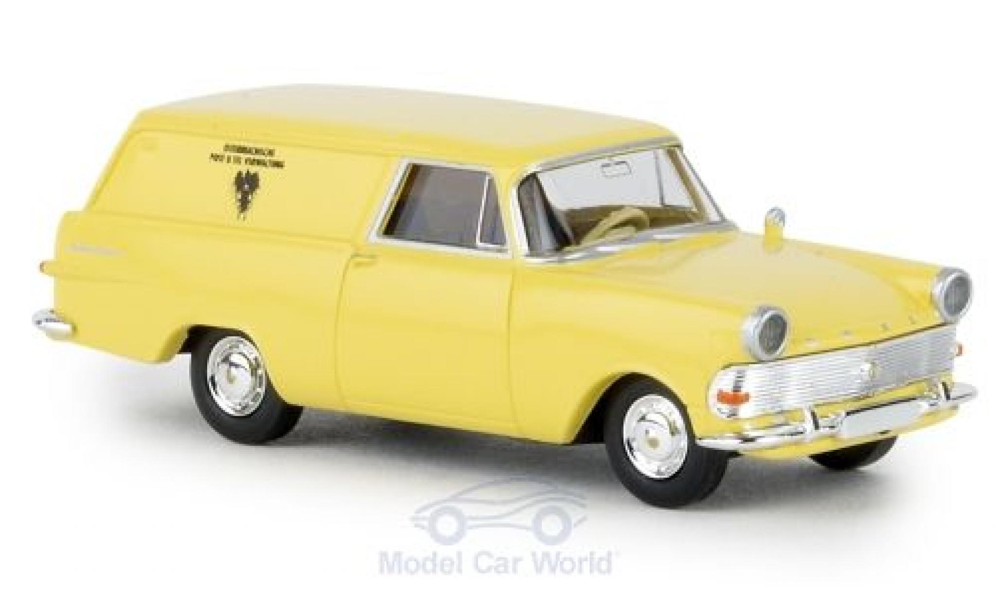 Opel Rekord 1/87 Brekina P2 Kasten Österreichische Post TD modellino in miniatura