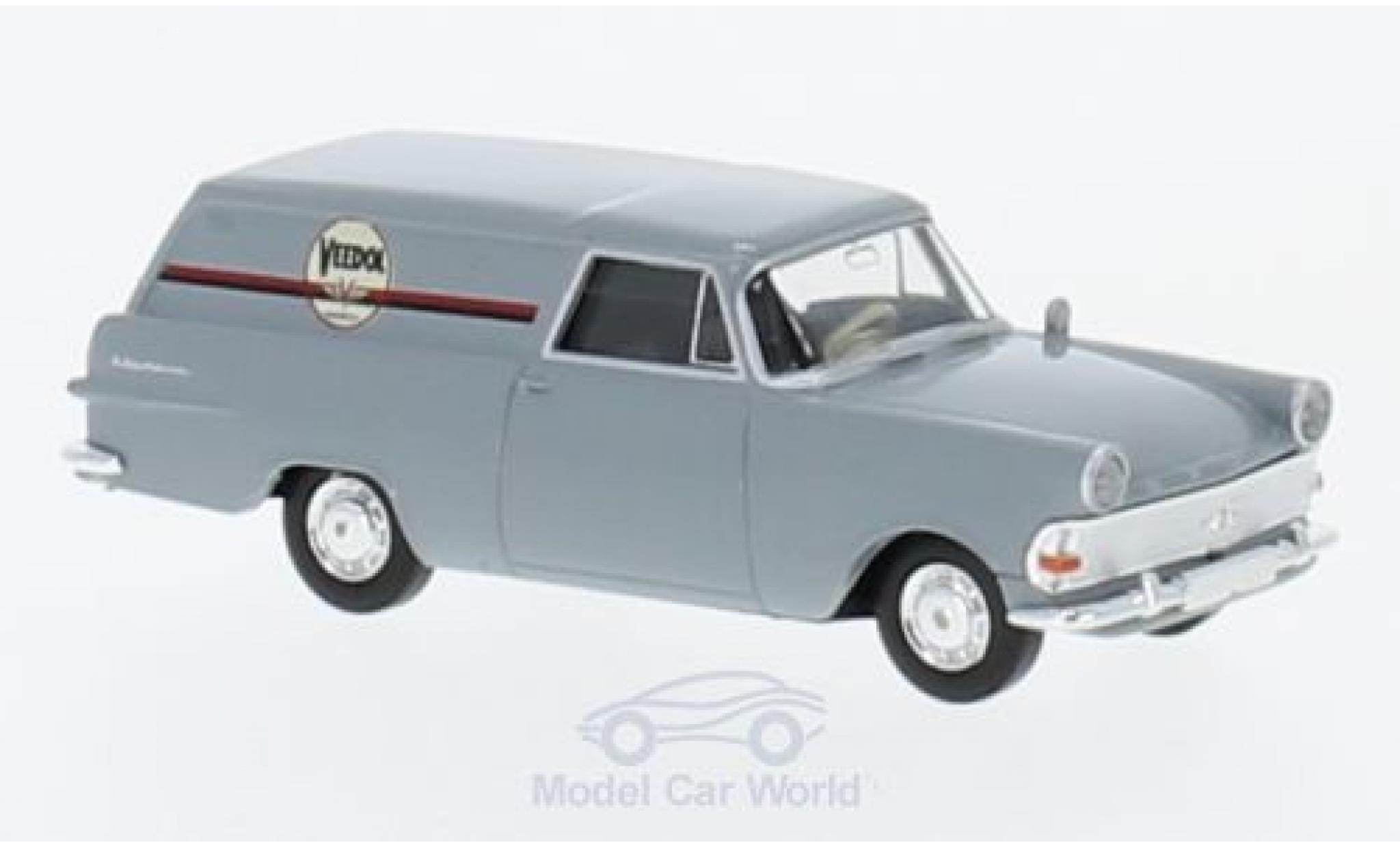 Opel Rekord 1/87 Brekina P2 Kasten Veedol modellino in miniatura