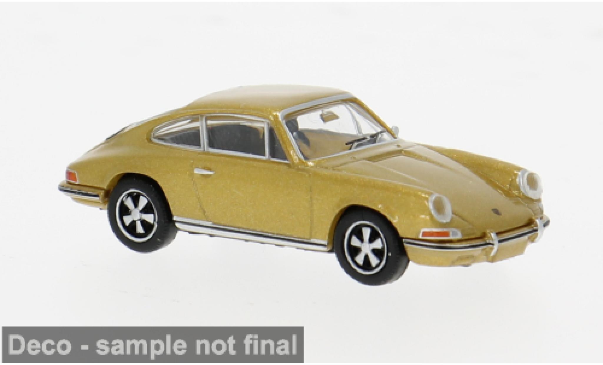 Porsche 911 1/87 Brekina gold 1964 1:87 modellino in miniatura