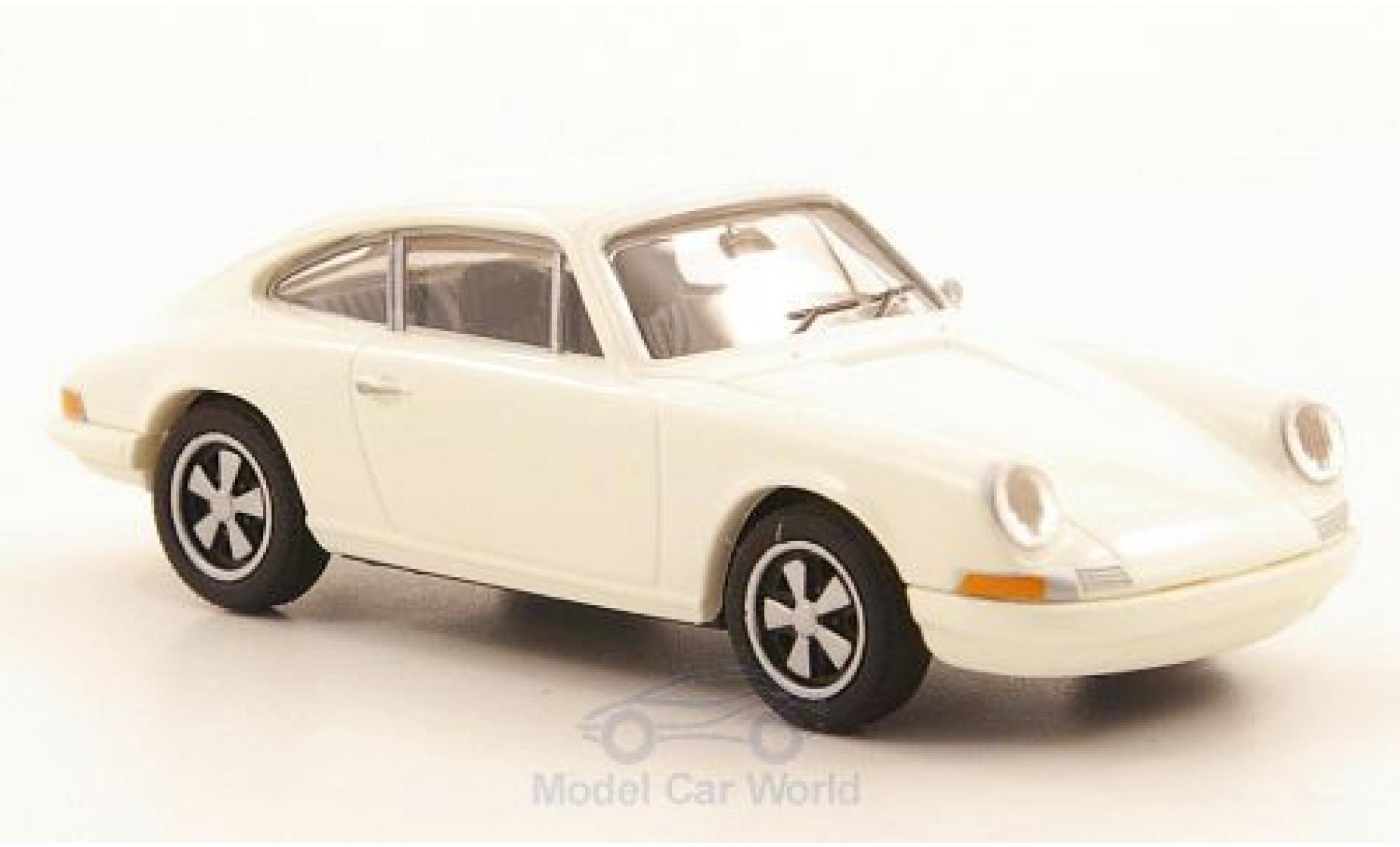 Porsche 911 1/87 Brekina R bianco modellino in miniatura