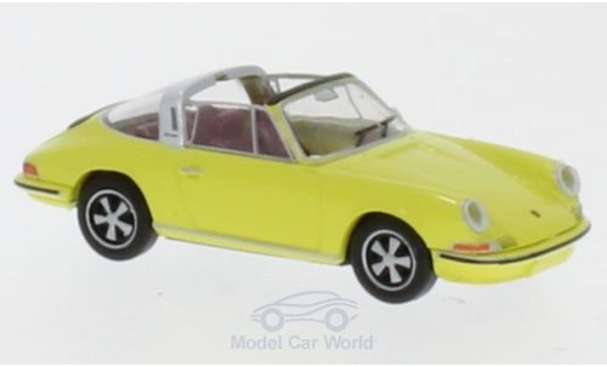 Porsche 911 Targa 1/87 Brekina Targa giallo modellino in miniatura