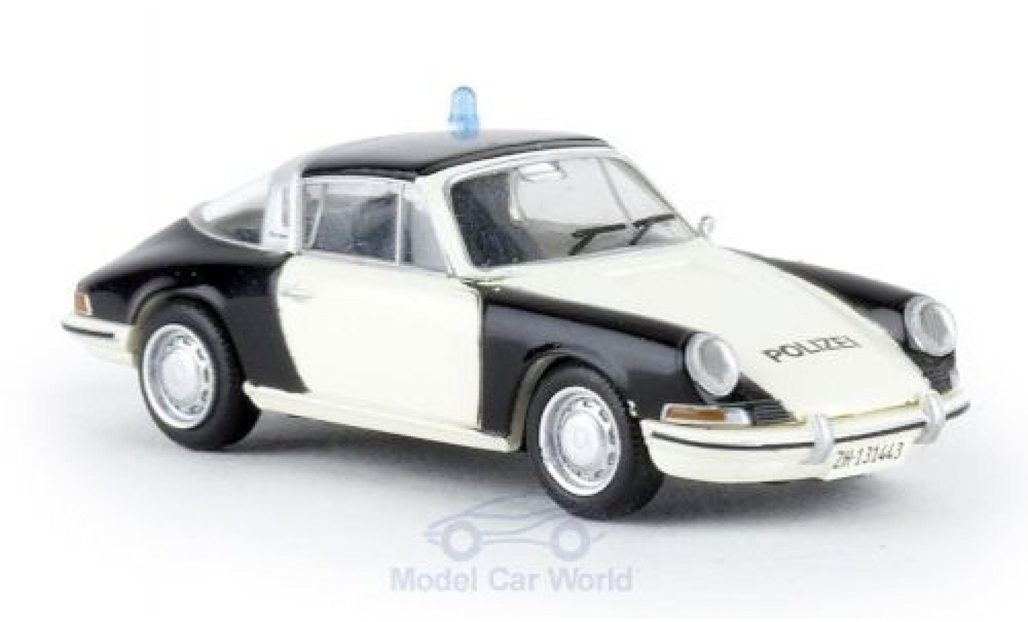 Porsche 911 1/87 Brekina Targa Polizei Zürich ohne Vitrine modellino in miniatura