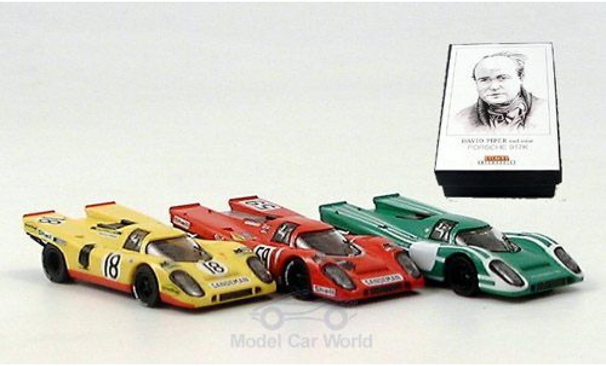 Porsche 917 1/87 Brekina K 3er-Set D.Piper modellino in miniatura