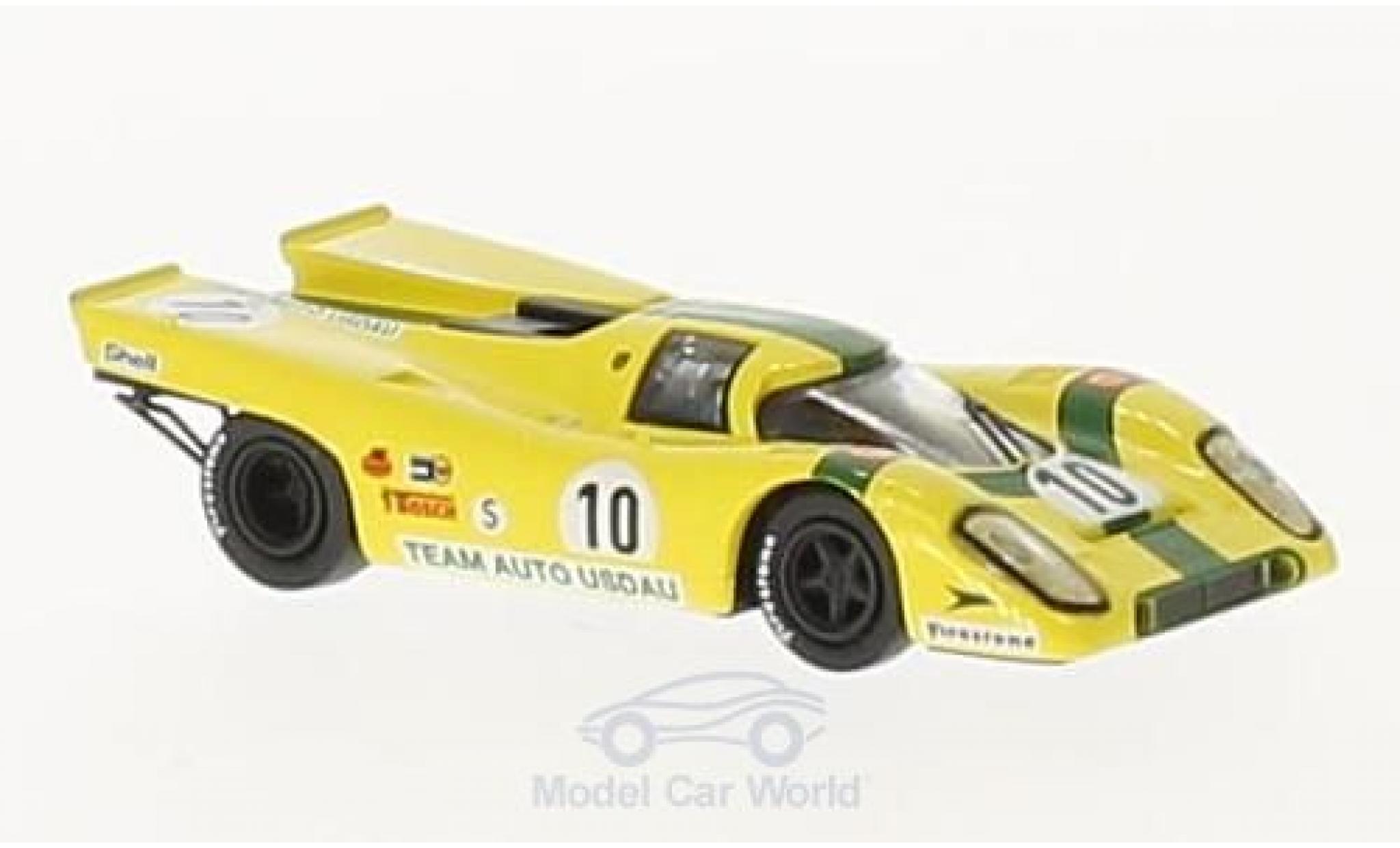 Porsche 917 1971 1/87 Brekina K No.10 Team Auto Usdau 1000 Km Brands Hatch 1971 R.Joest/W.Kauhsen modellino in miniatura