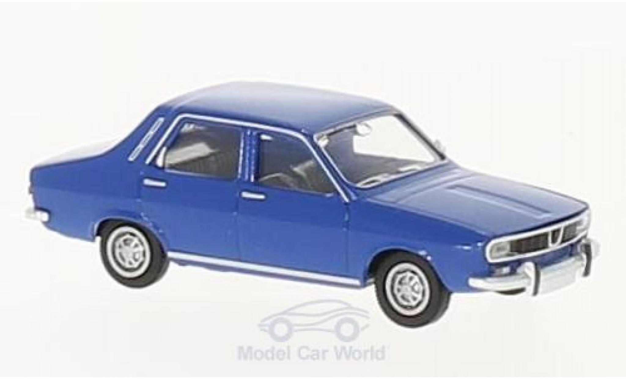 Renault 12 TL 1/87 Brekina TL blu modellino in miniatura