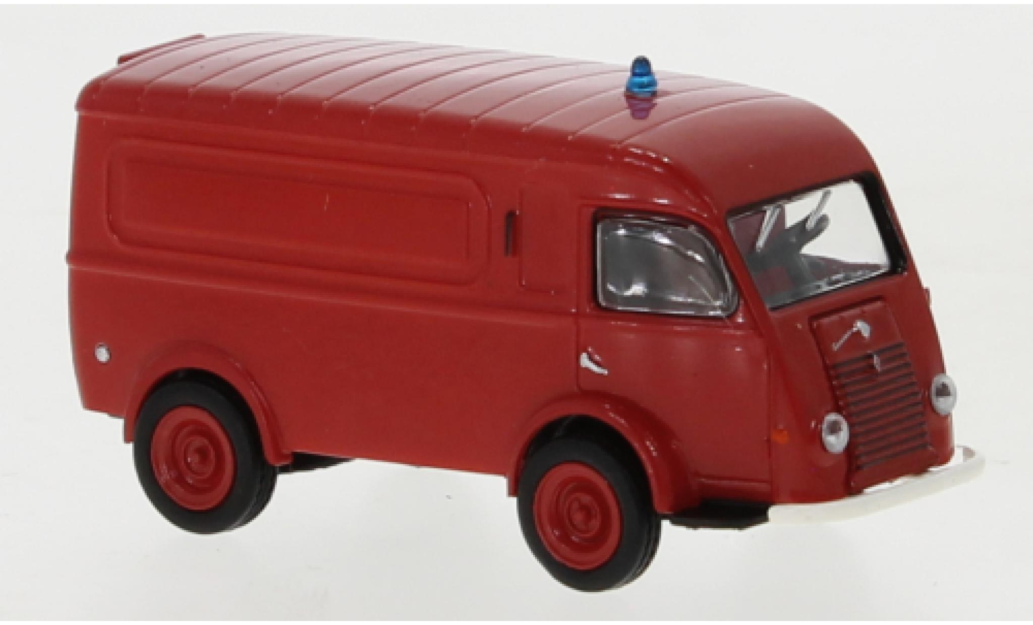 Renault Goelette 1/87 Brekina Sapeurs Pompiers 1950 modellino in miniatura
