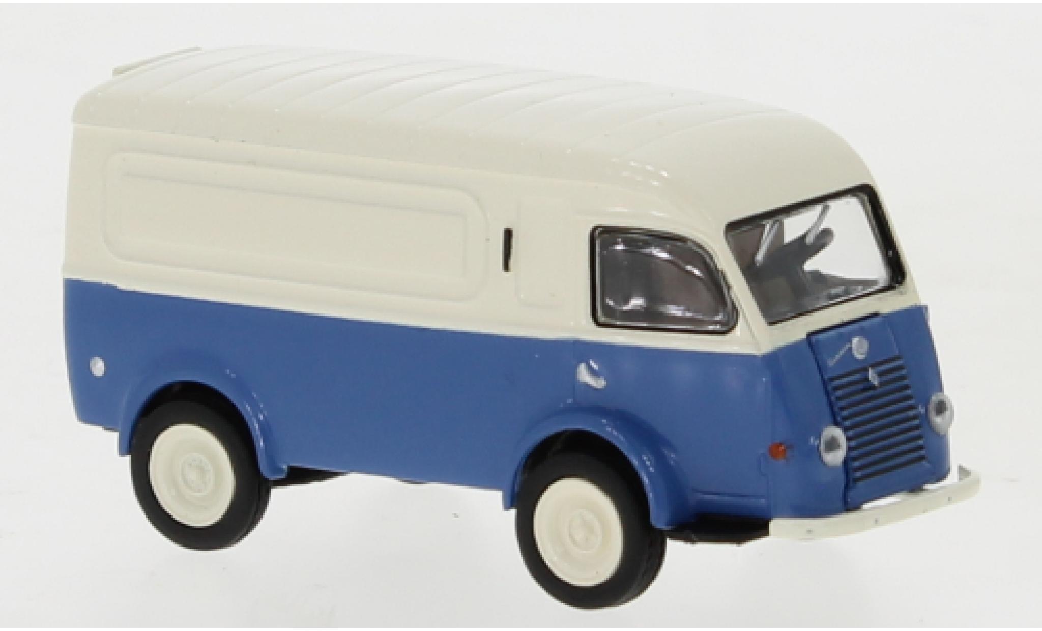 Renault Goelette 1/87 Brekina bianco/blu 1950 modellino in miniatura