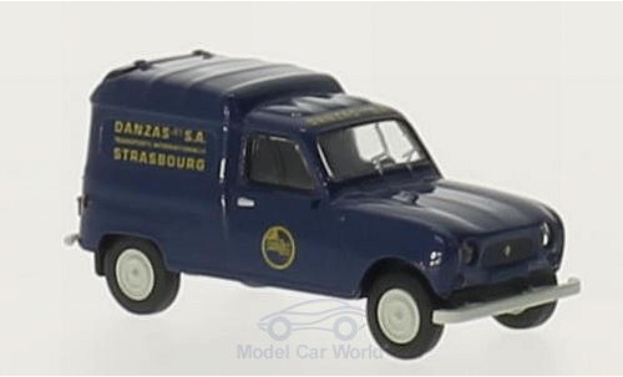 Renault 4 1/87 Brekina R Fourgonnette Danzas Strasbourg modellino in miniatura