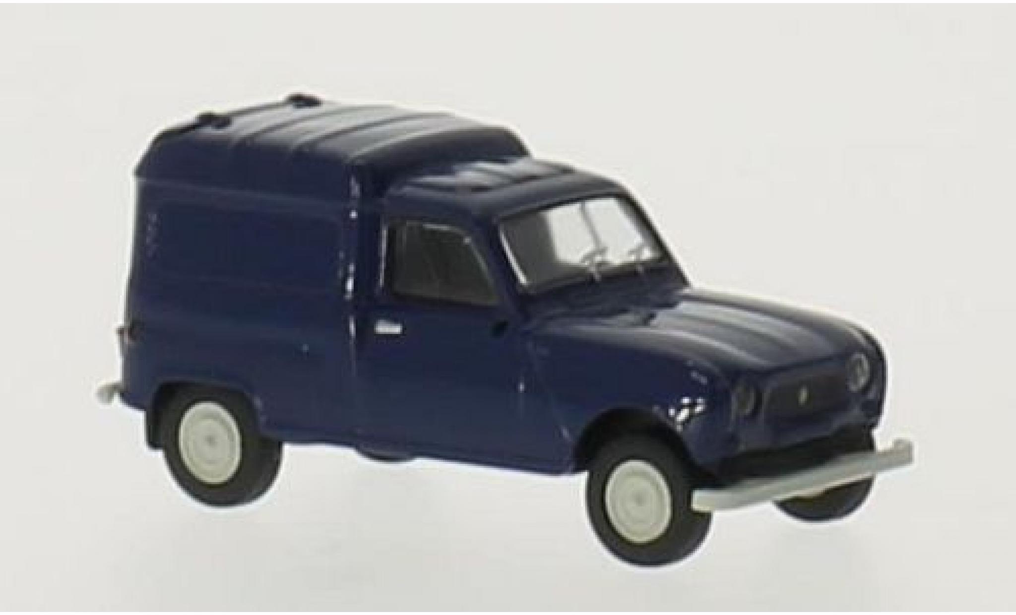Renault 4 1/87 Brekina R Fourgonnette blu modellino in miniatura