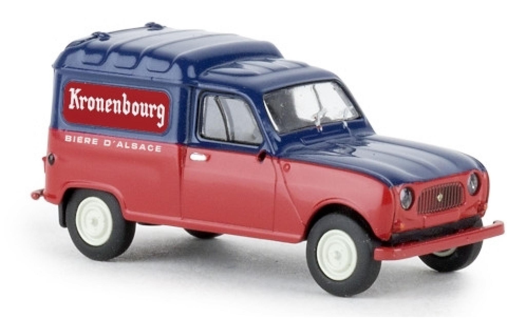 Renault 4 1/87 Brekina R Fourgonnette Kronenbourg 1961 modellino in miniatura