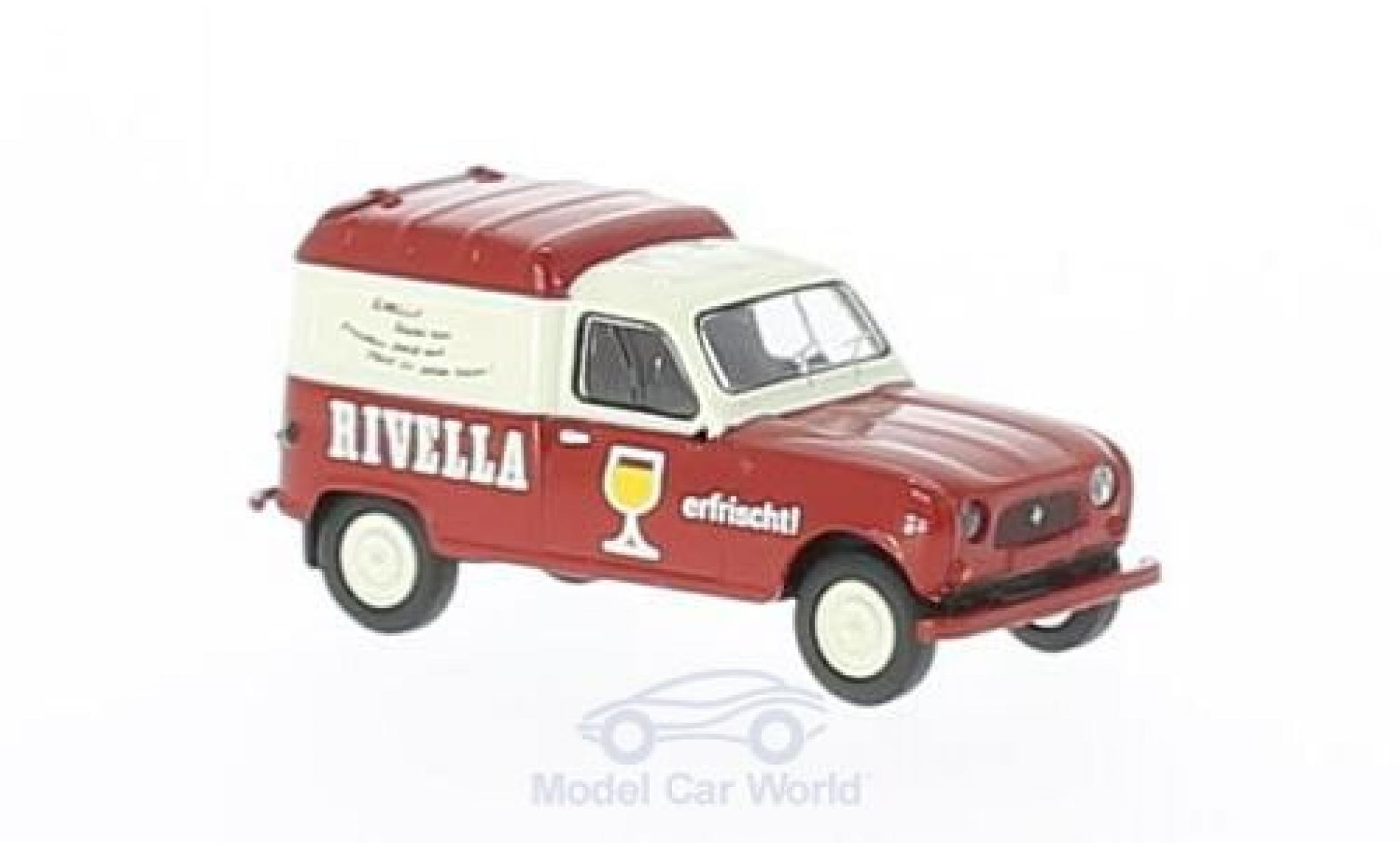 Renault 4 1/87 Brekina R Fourgonnette Rivella (CH) modellino in miniatura